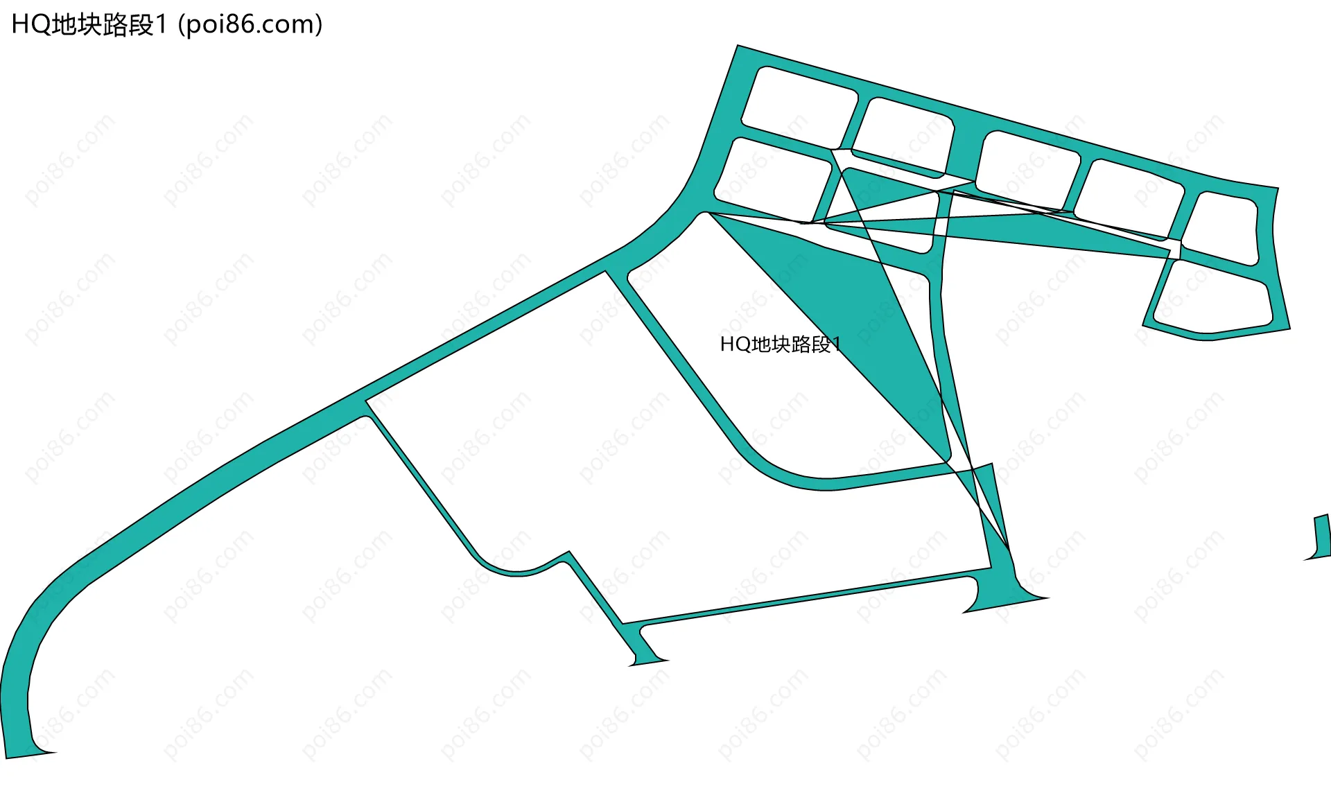 HQ地块路段1边界地图