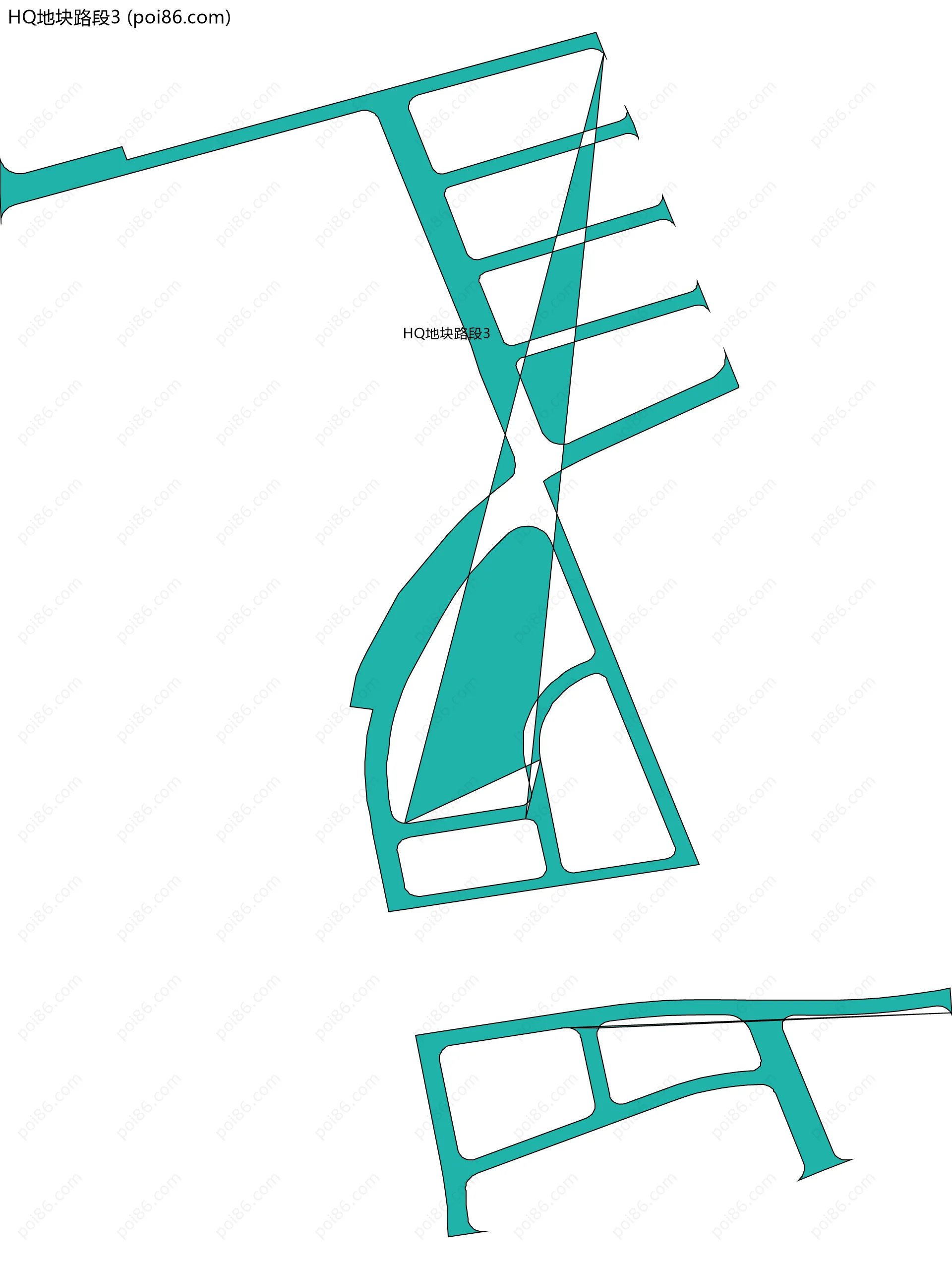 HQ地块路段3边界地图