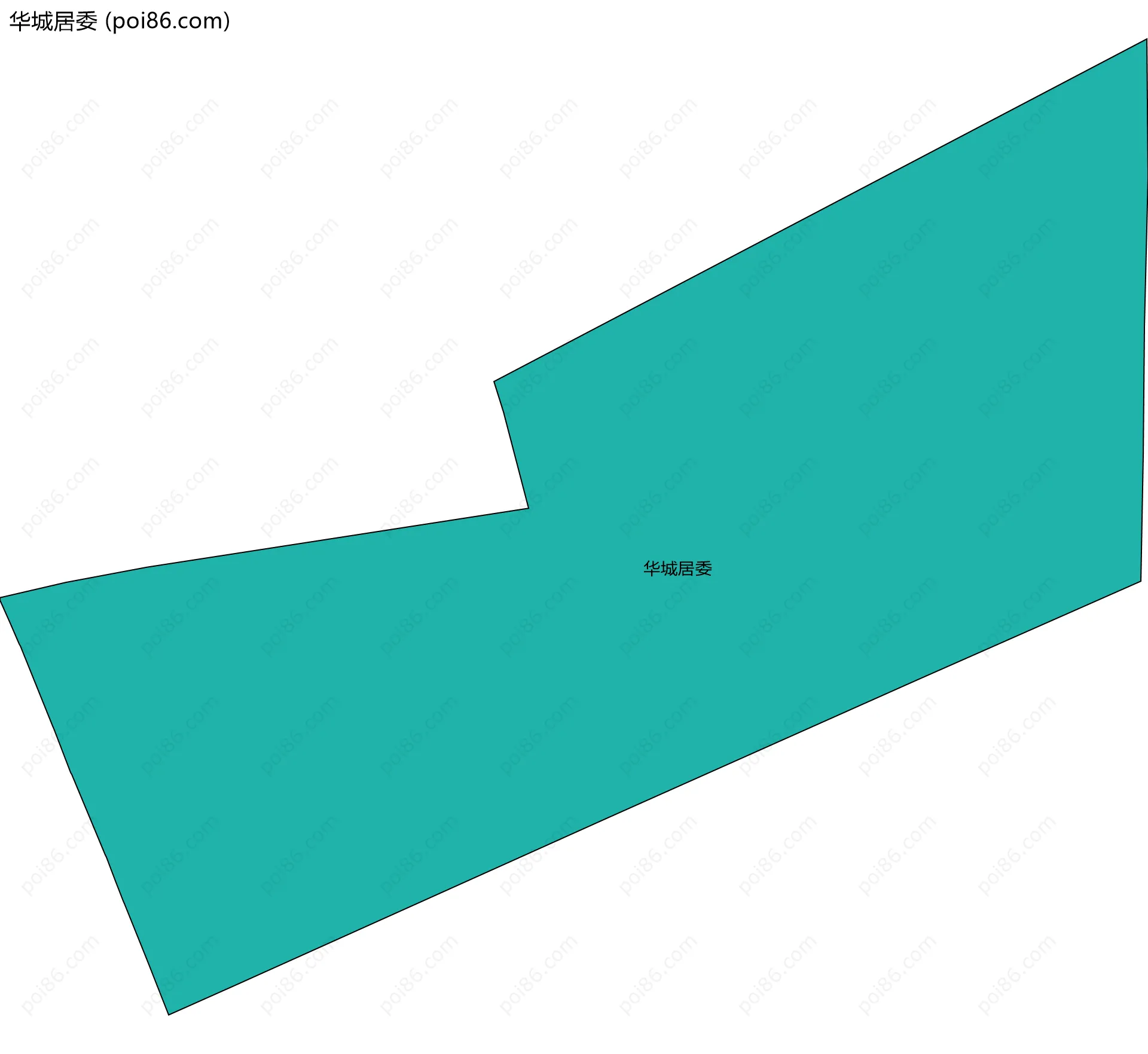 华城居委边界地图