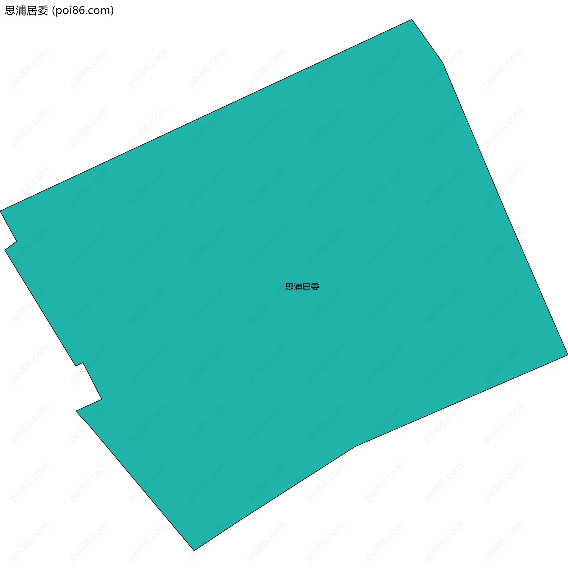 思浦居委边界地图
