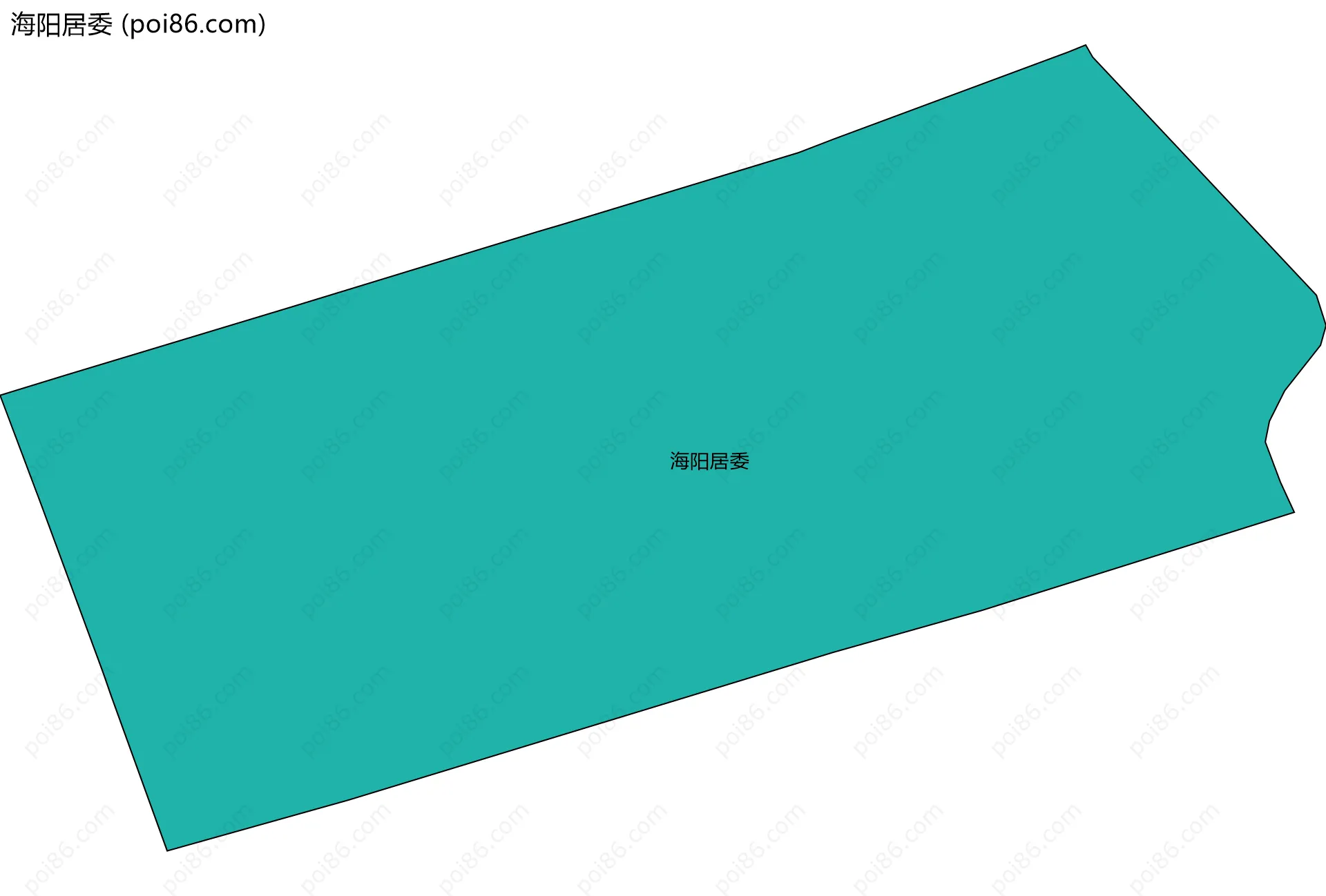 海阳居委边界地图