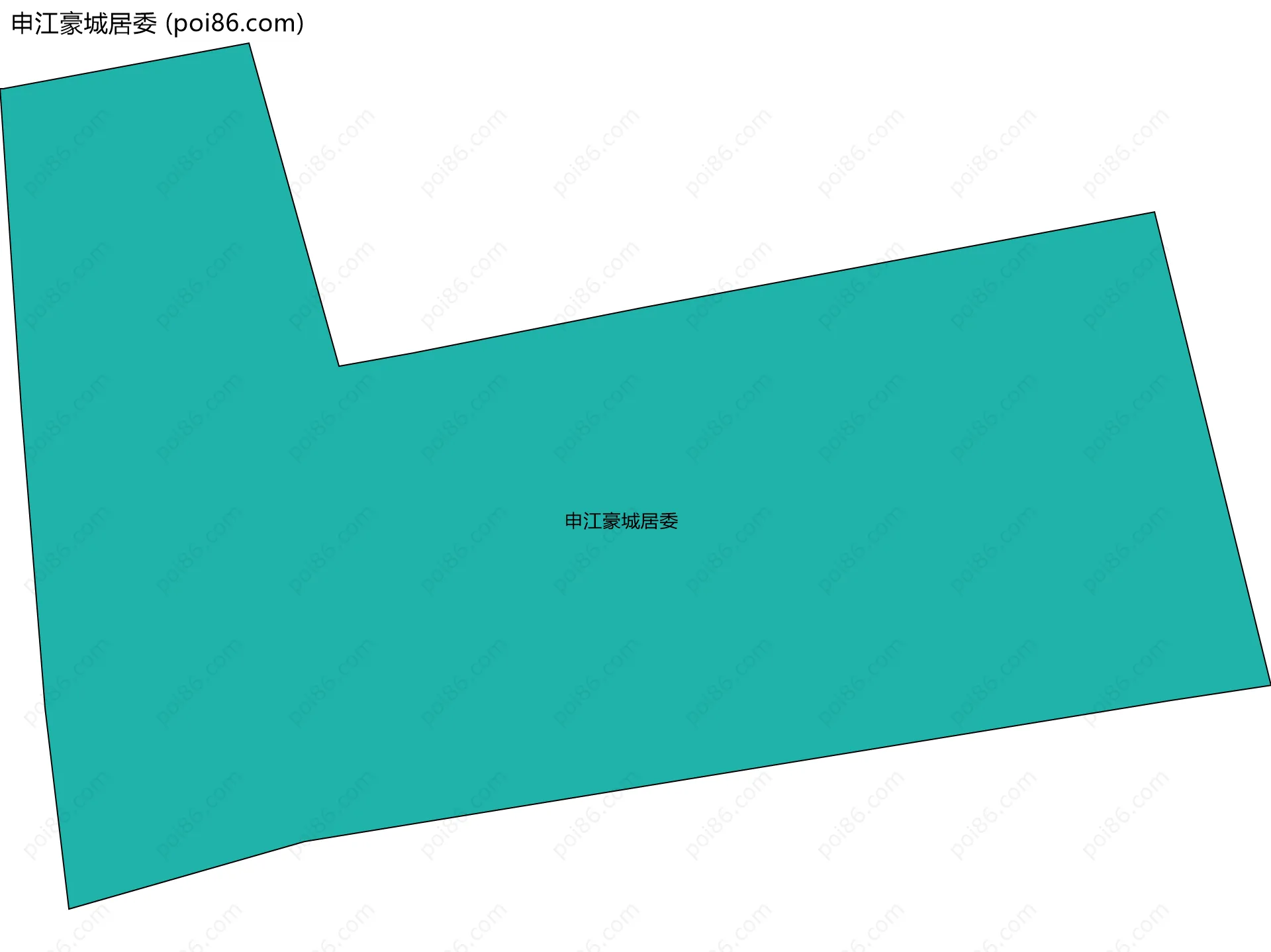 申江豪城居委边界地图