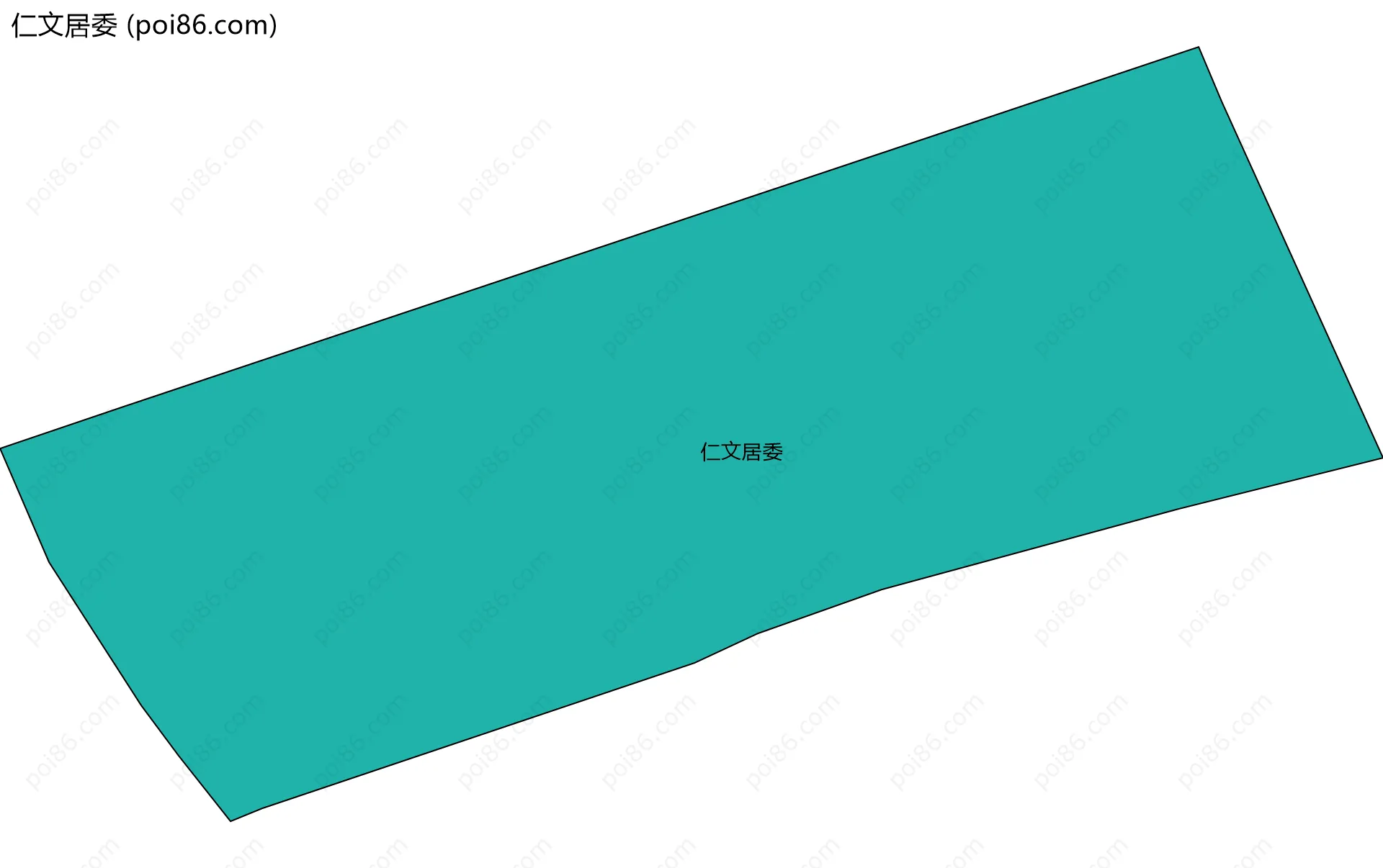 仁文居委边界地图