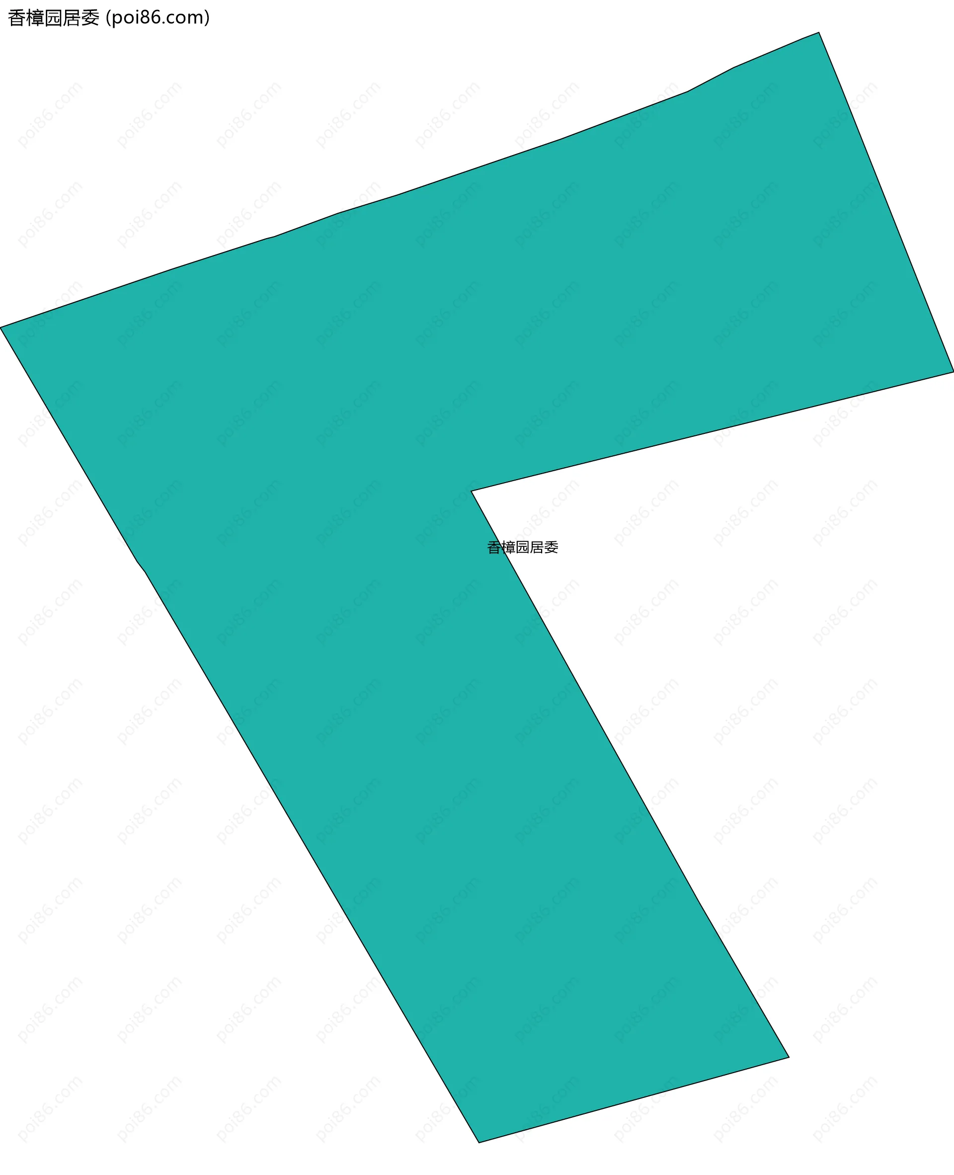 香樟园居委边界地图