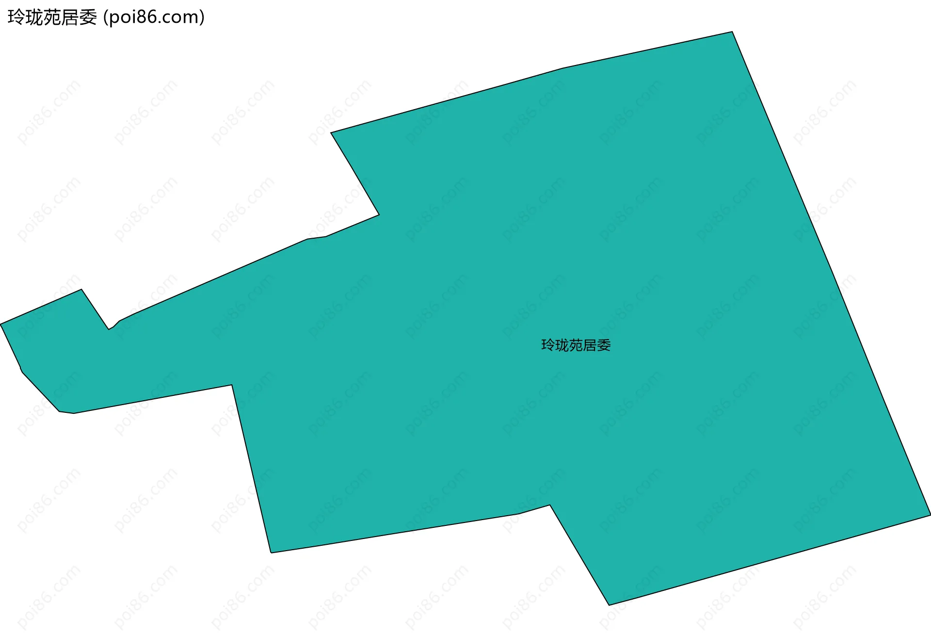 玲珑苑居委边界地图