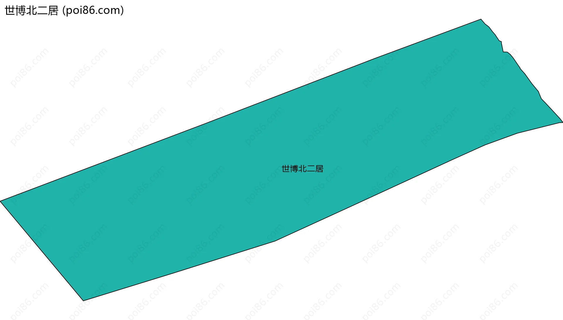 世博北二居边界地图