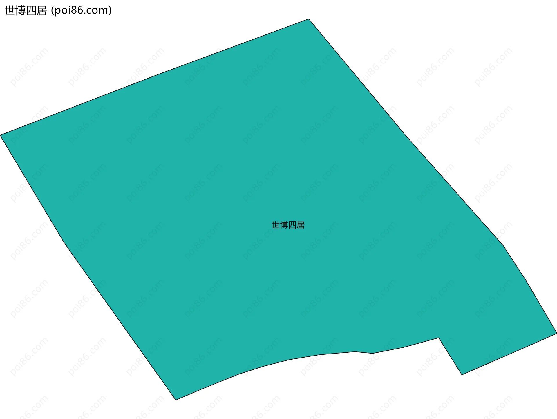 世博四居边界地图