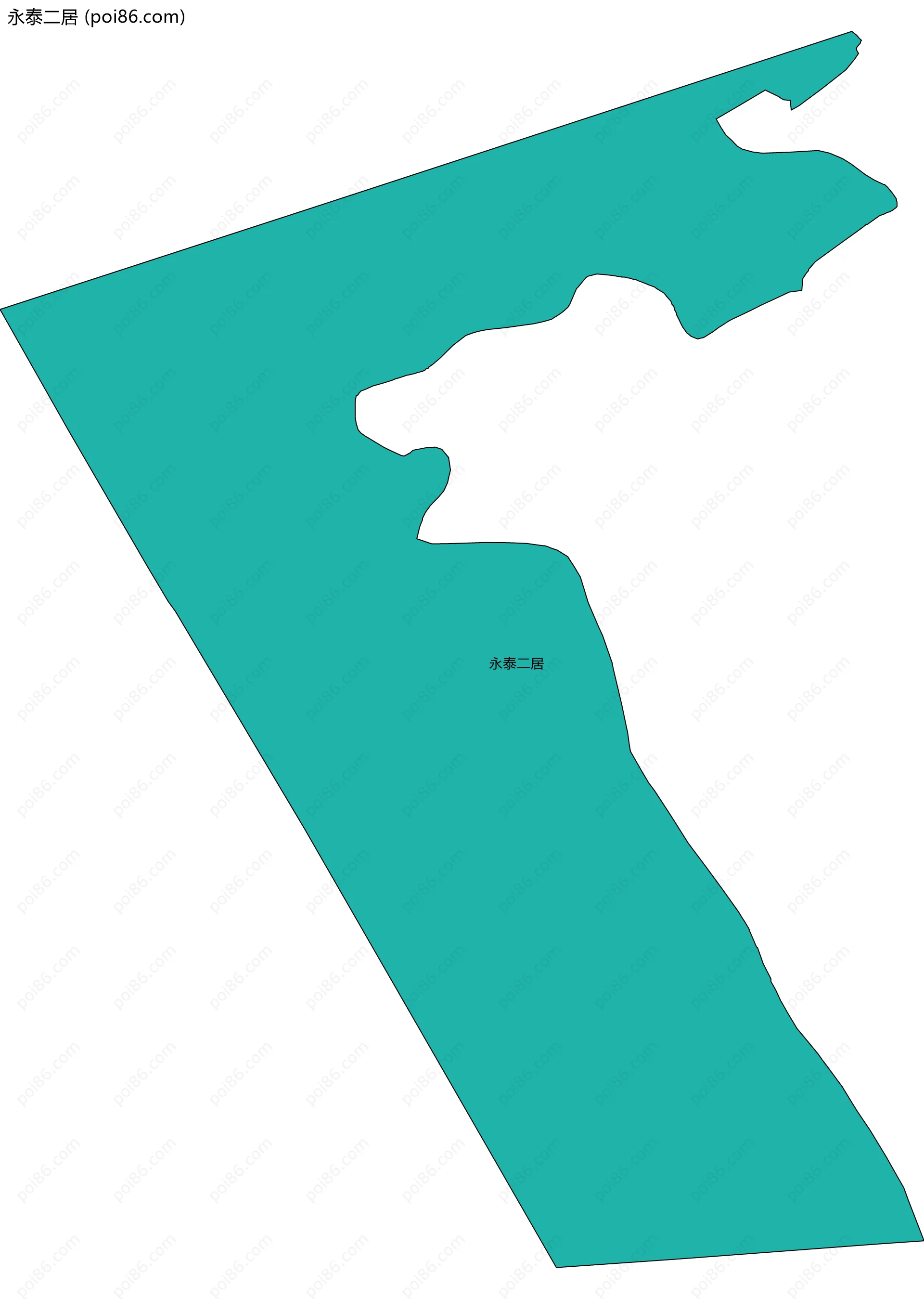 永泰二居边界地图