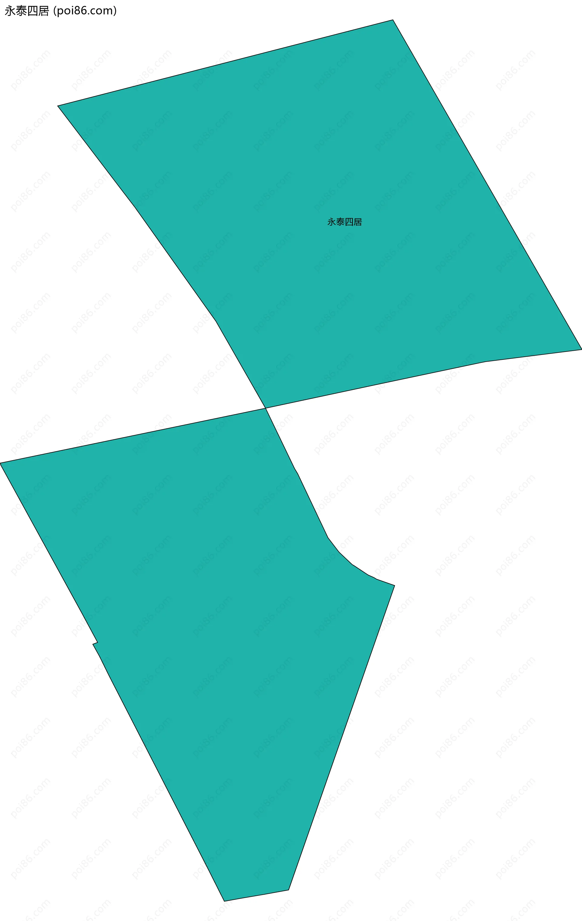 永泰四居边界地图