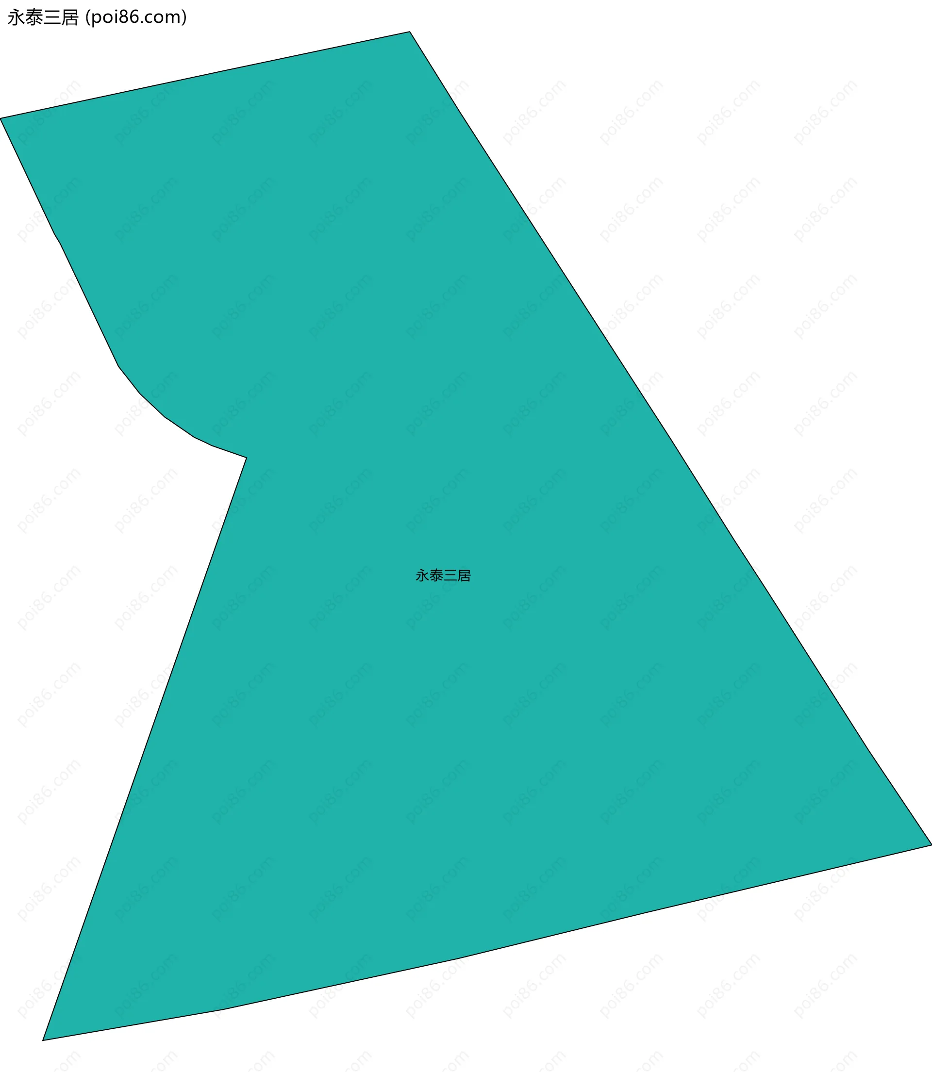 永泰三居边界地图