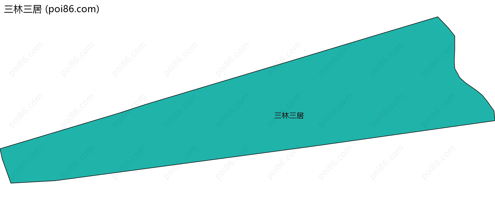 三林三居边界地图