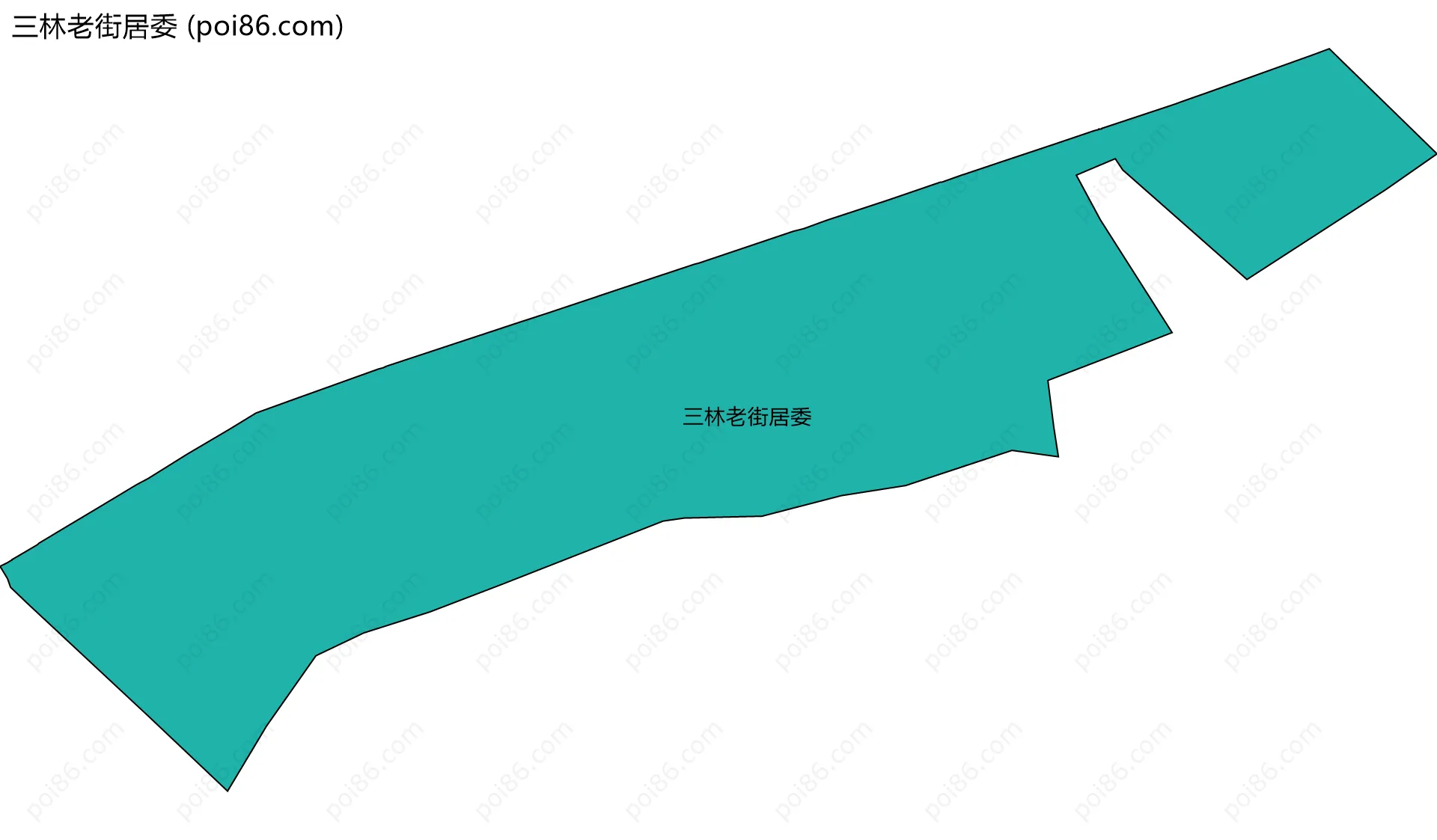 三林老街居委边界地图