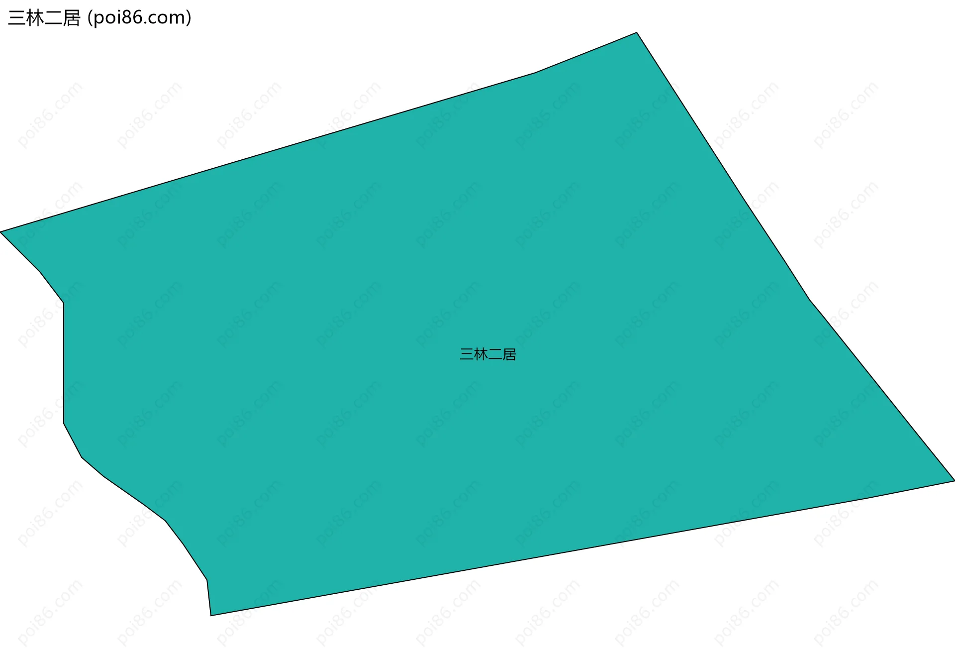 三林二居边界地图