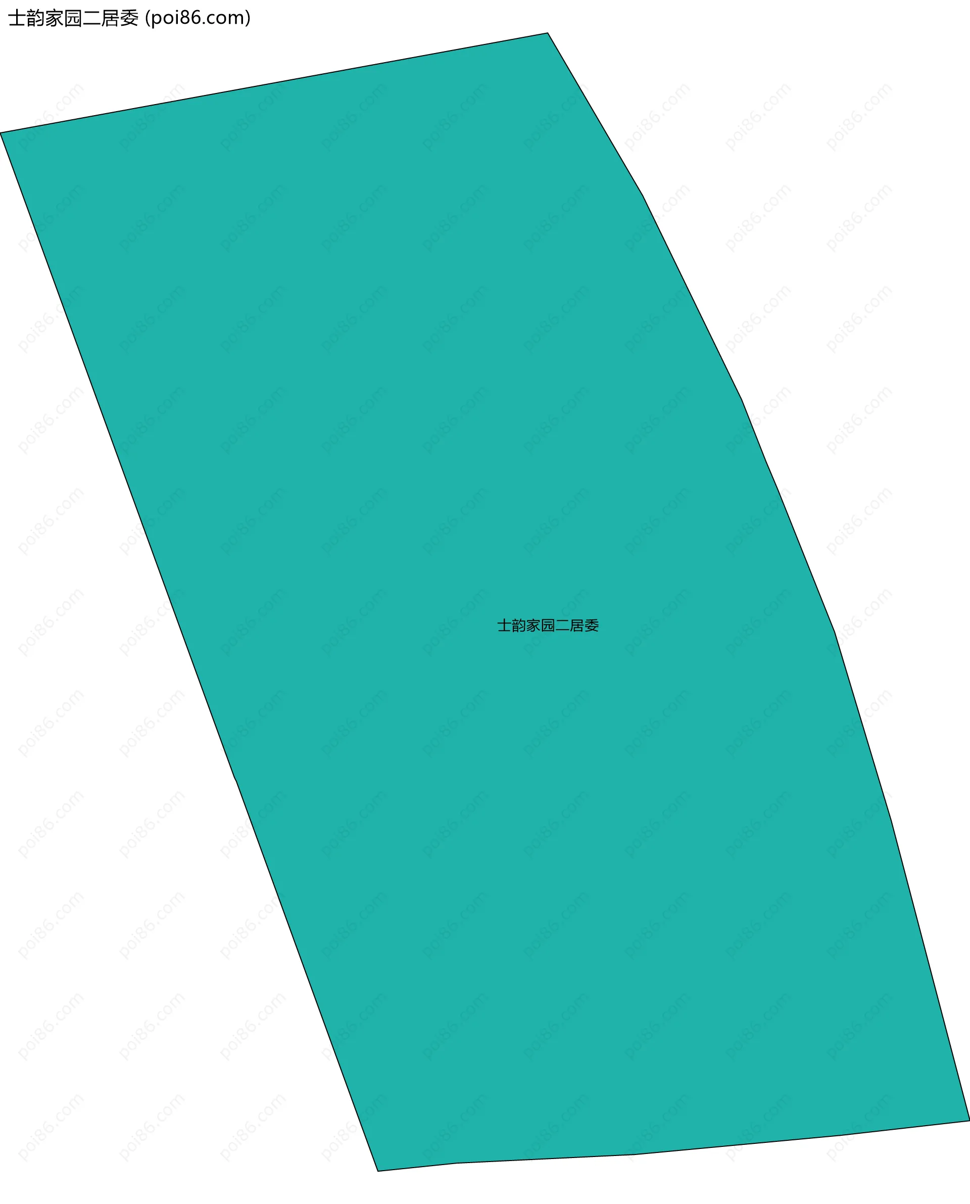 士韵家园二居委边界地图