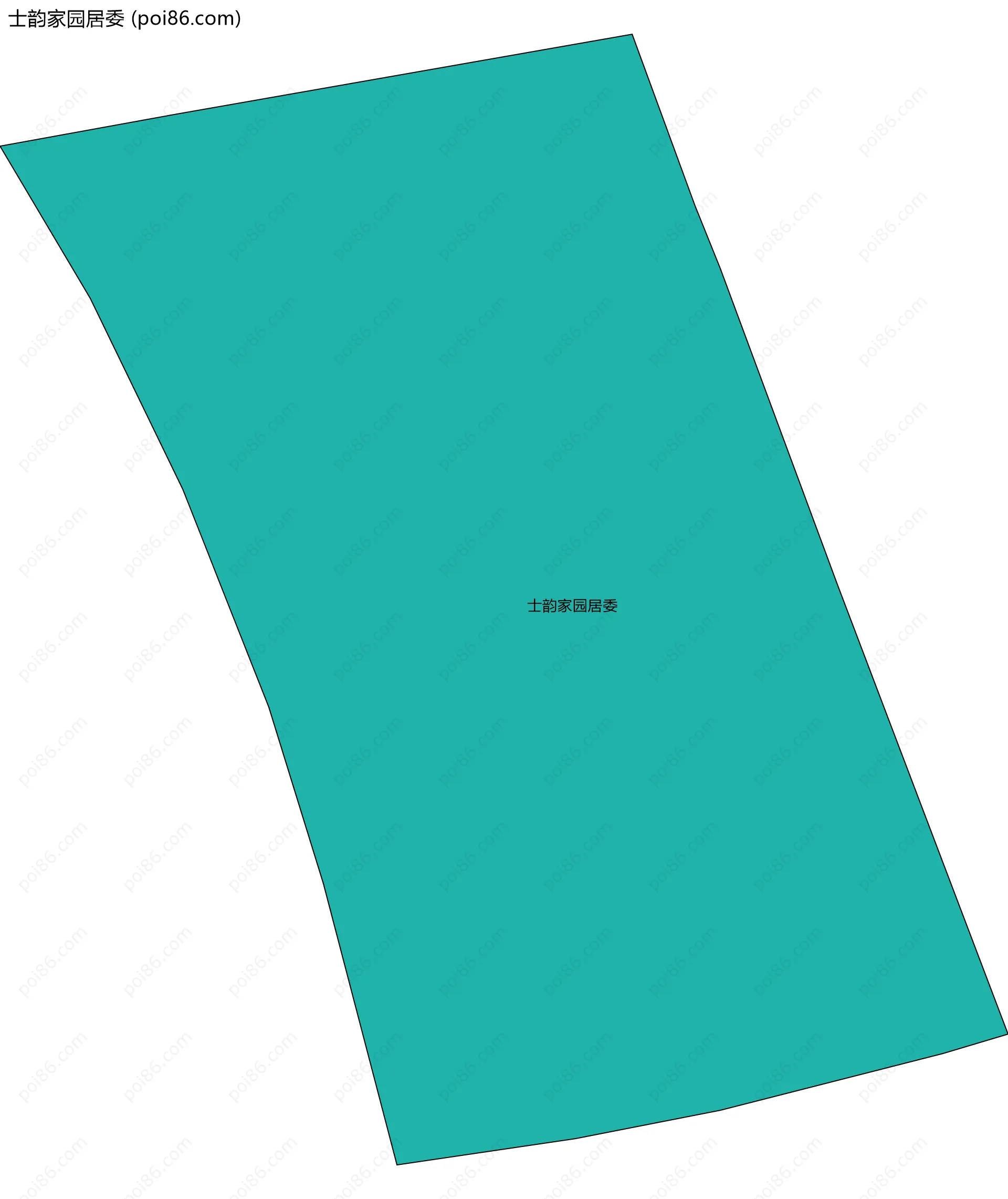 士韵家园居委边界地图