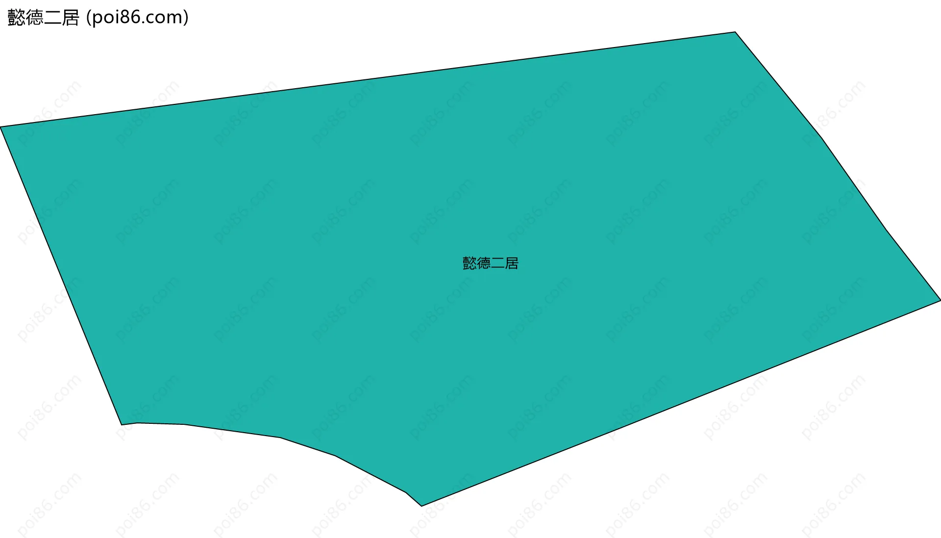 懿德二居边界地图