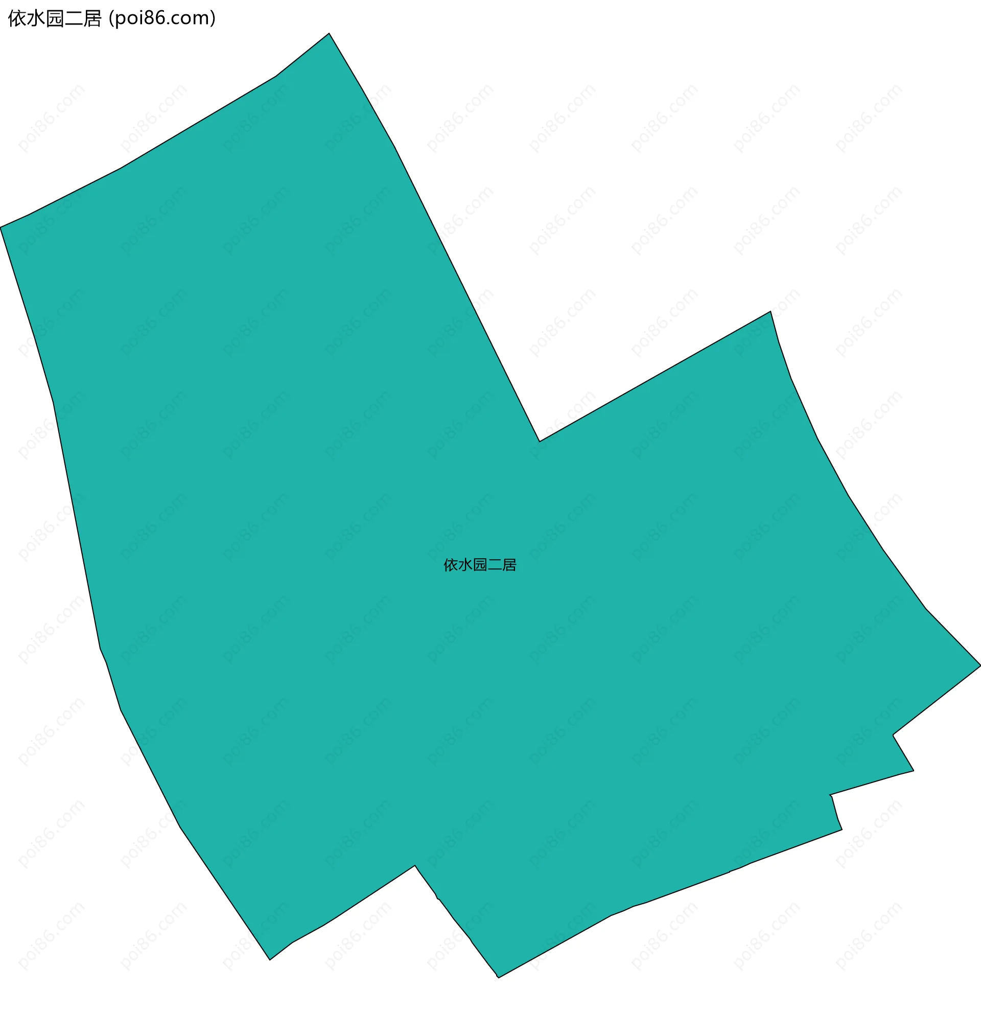 依水园二居边界地图
