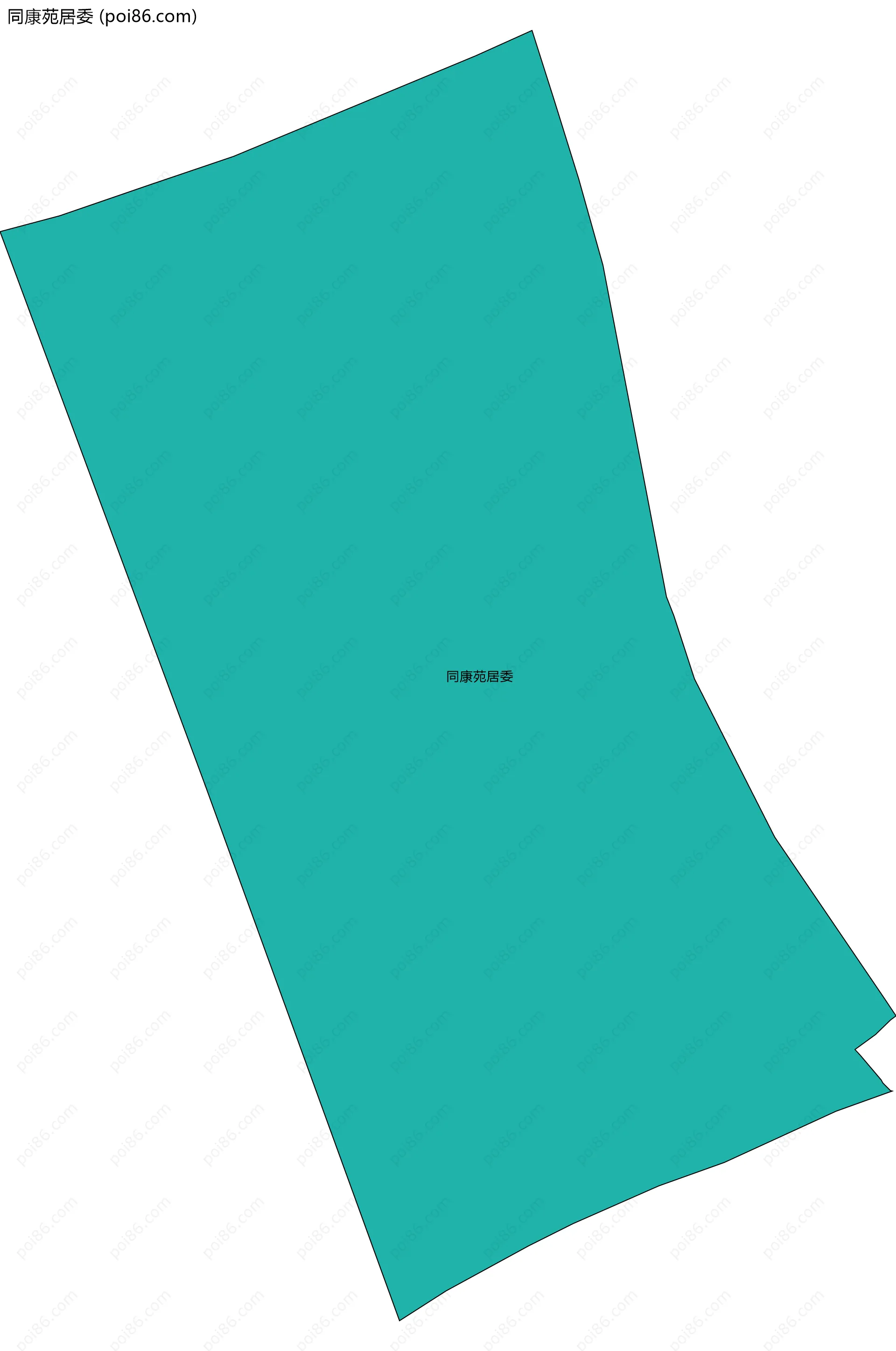 同康苑居委边界地图