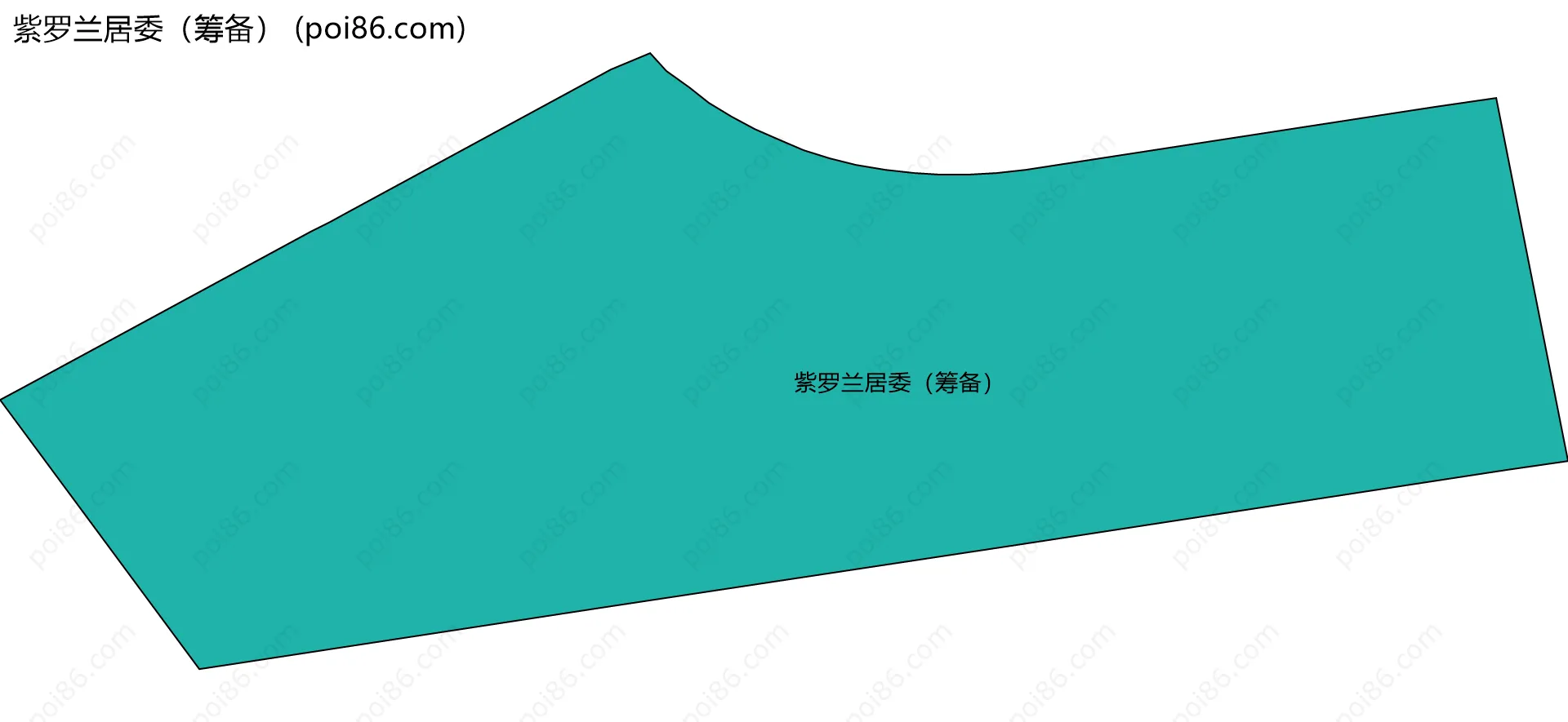 紫罗兰居委（筹备）边界地图
