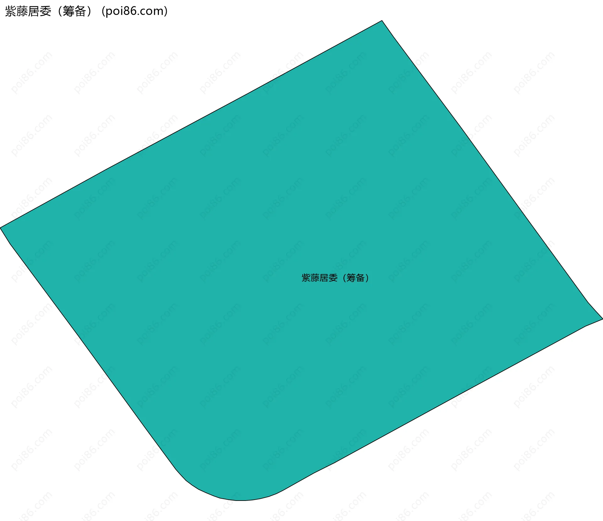 紫藤居委（筹备）边界地图