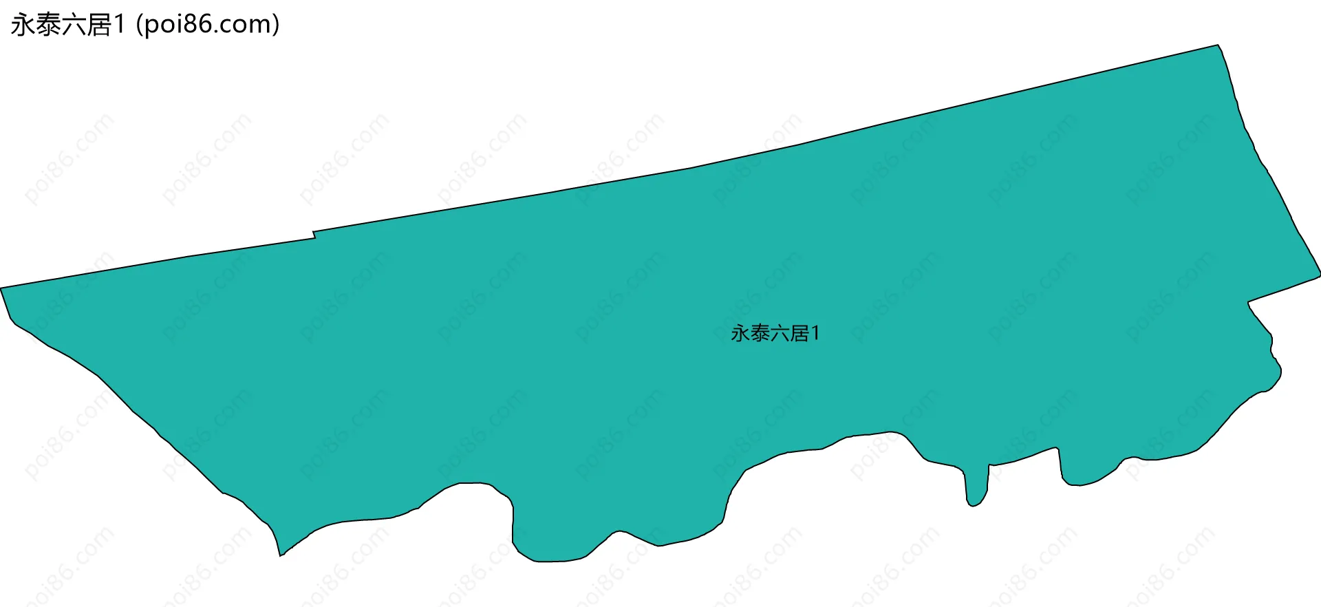 永泰六居1边界地图