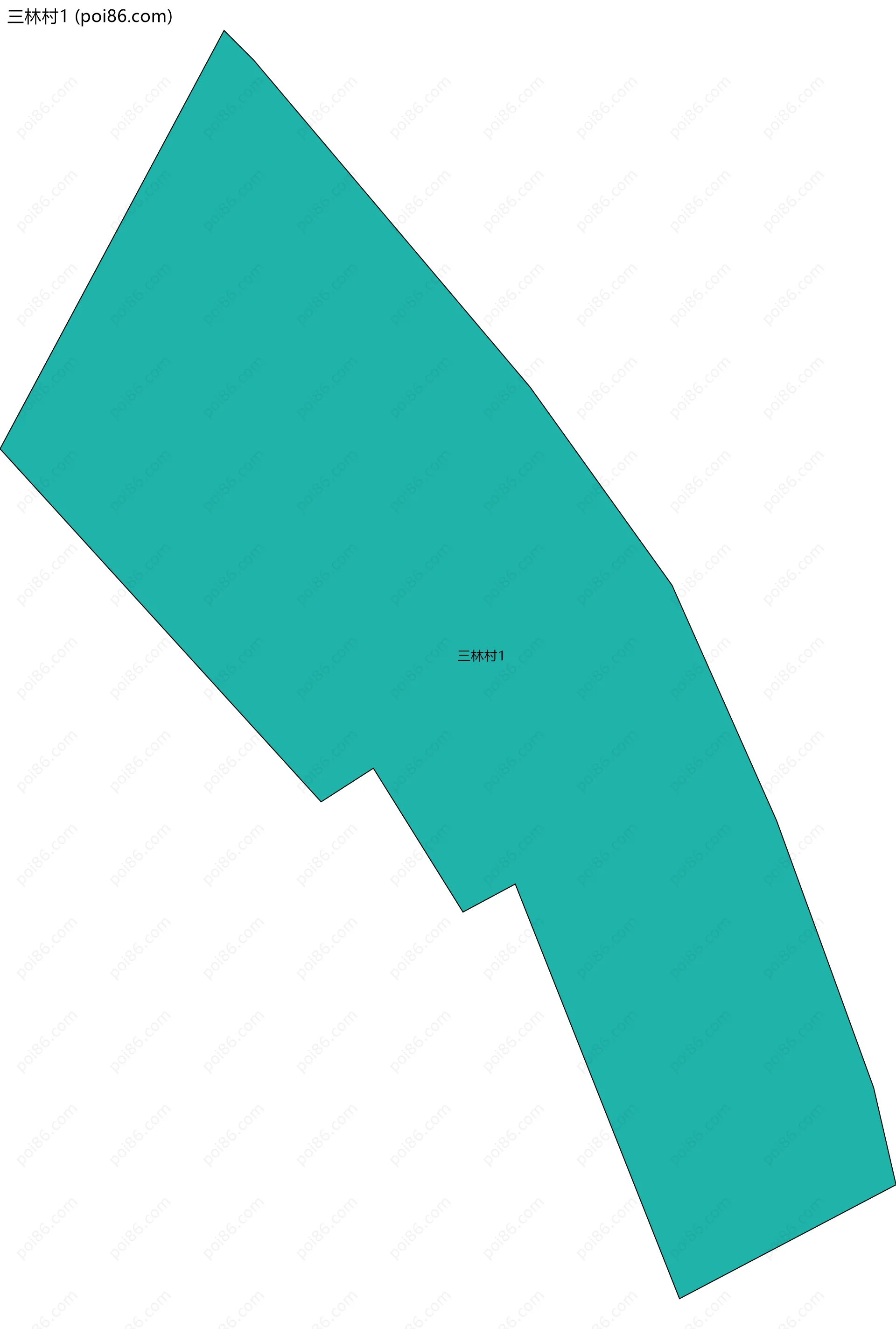 三林村1边界地图