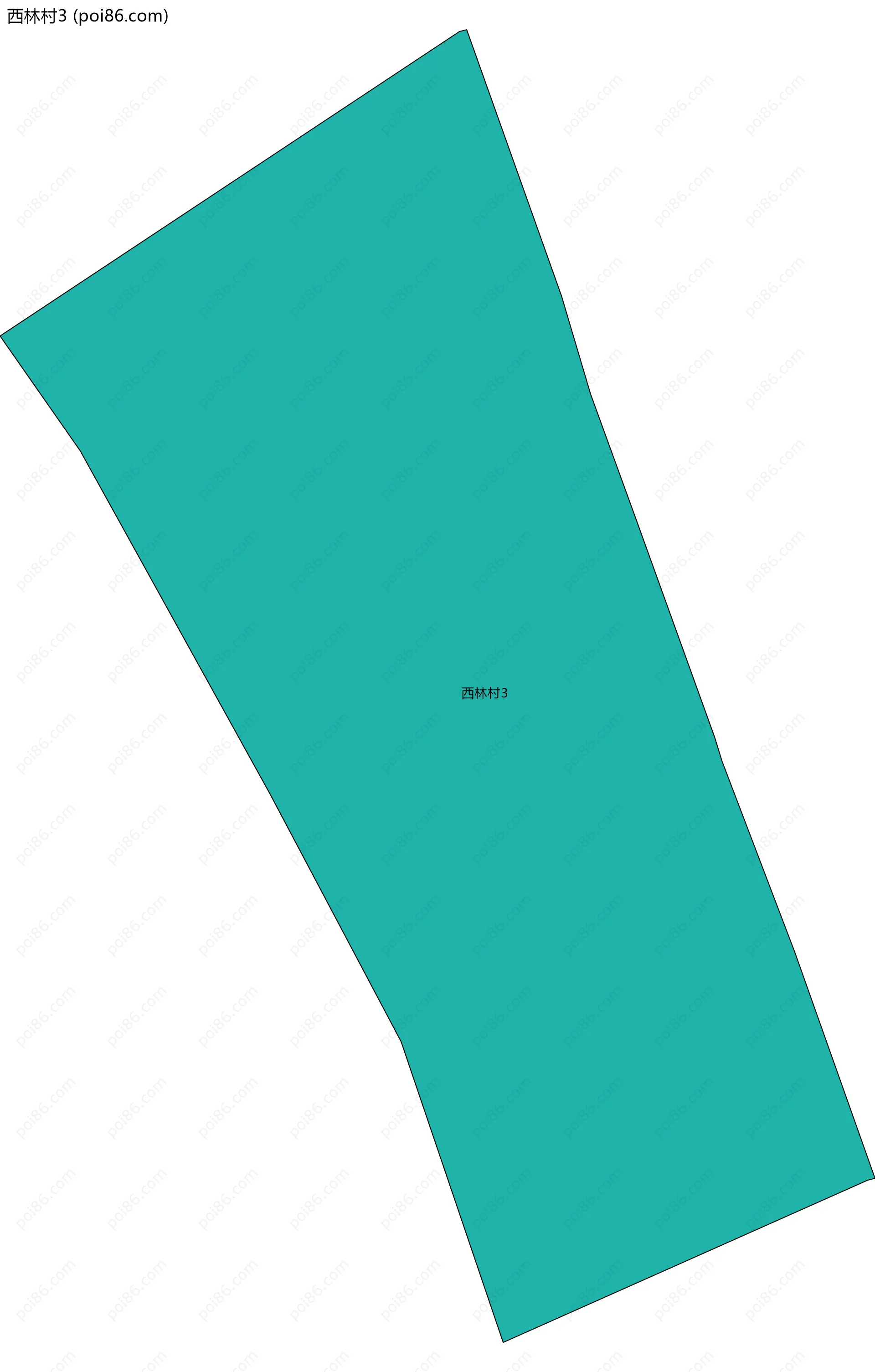 西林村3边界地图