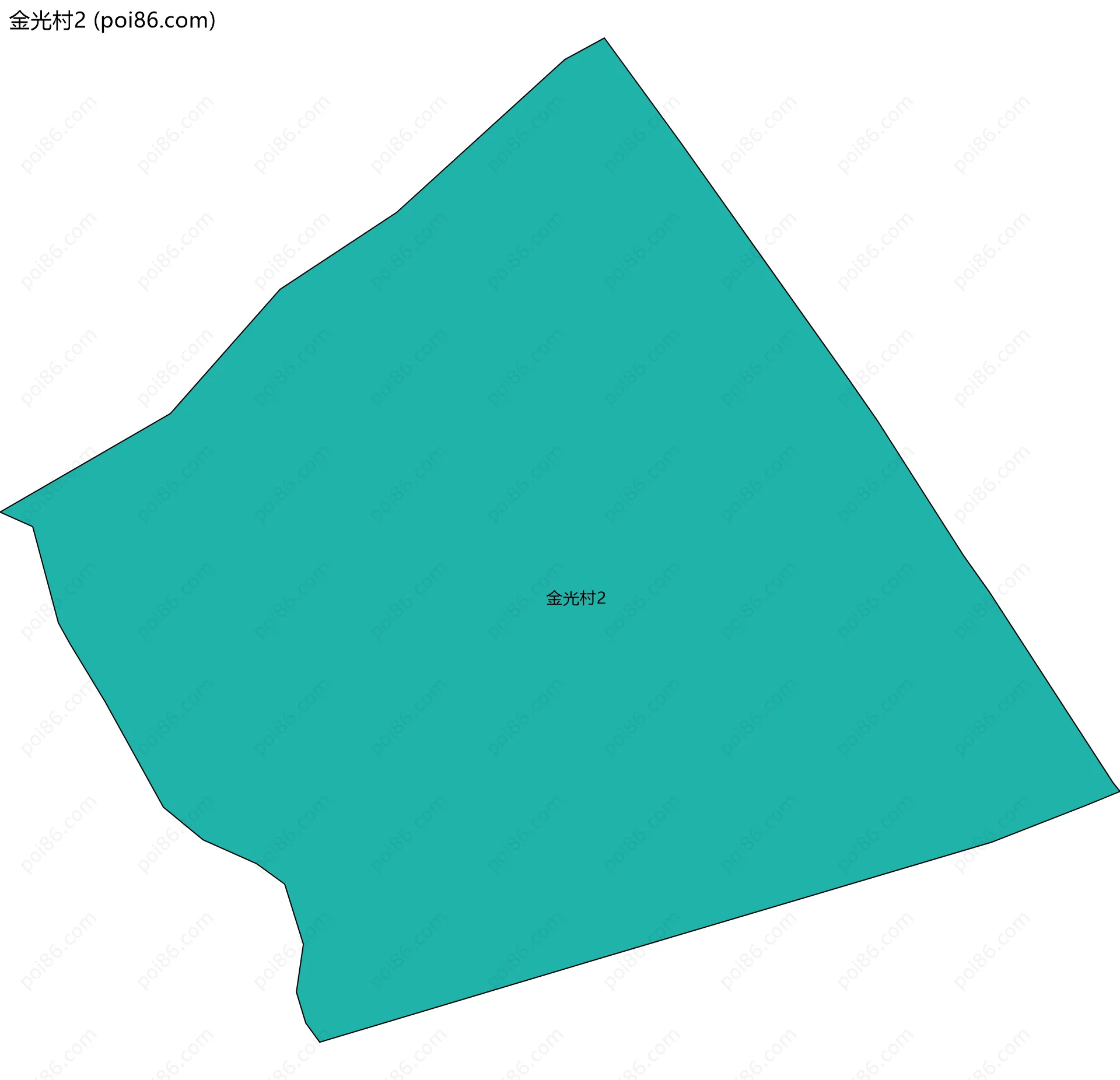 金光村2边界地图