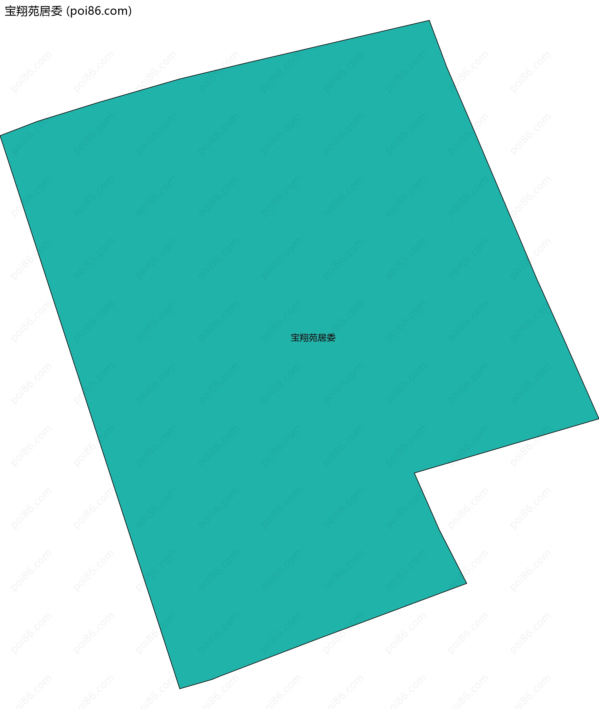 宝翔苑居委边界地图