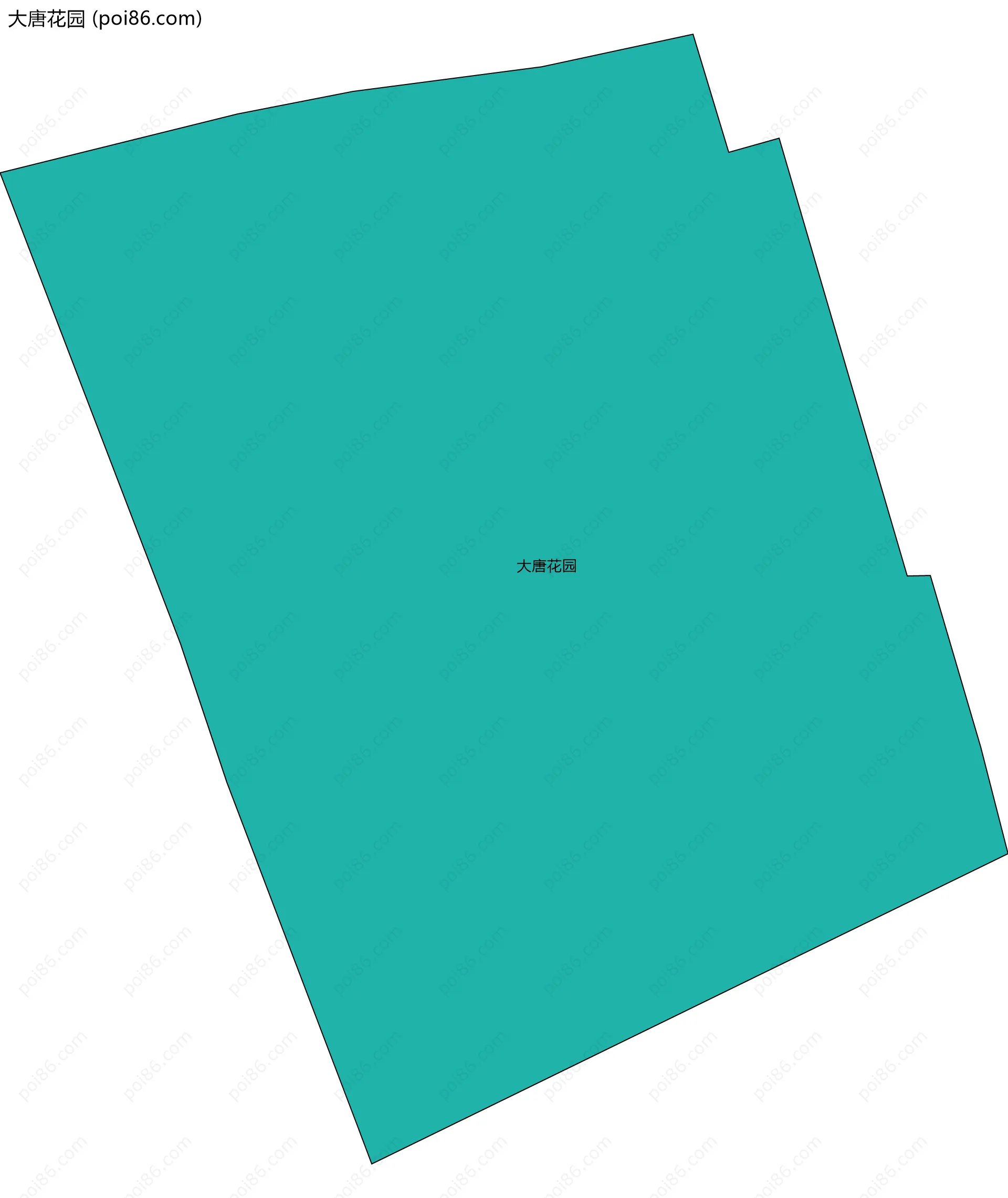 大唐花园边界地图