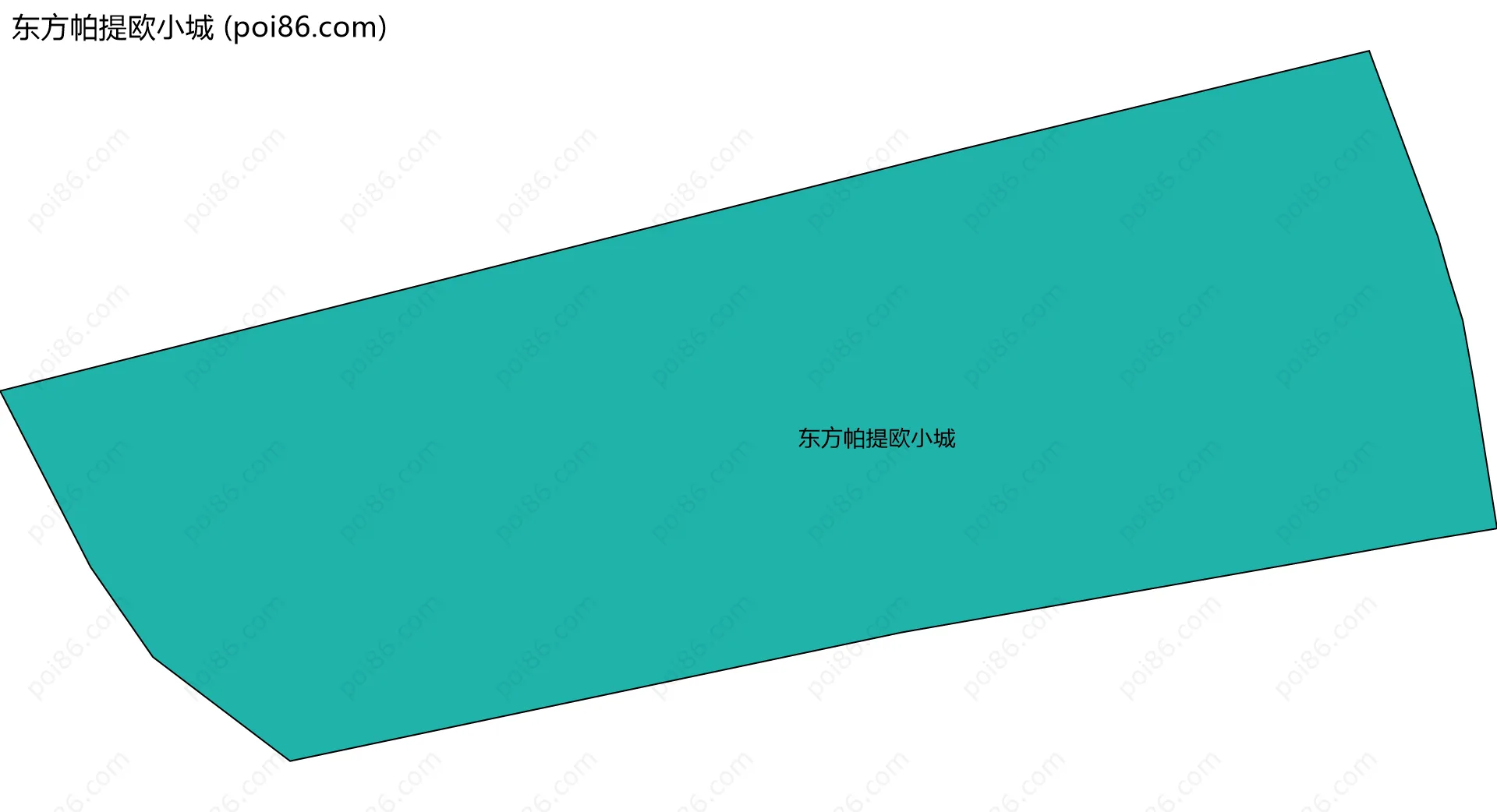 东方帕提欧小城边界地图