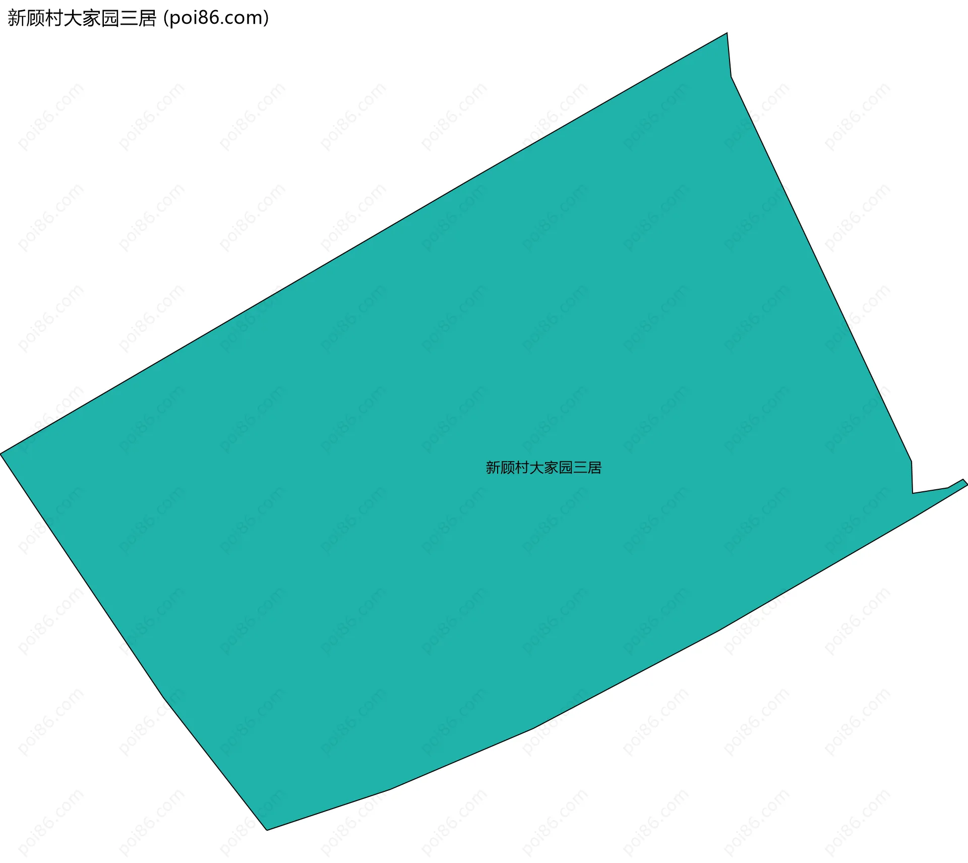 新顾村大家园三居边界地图
