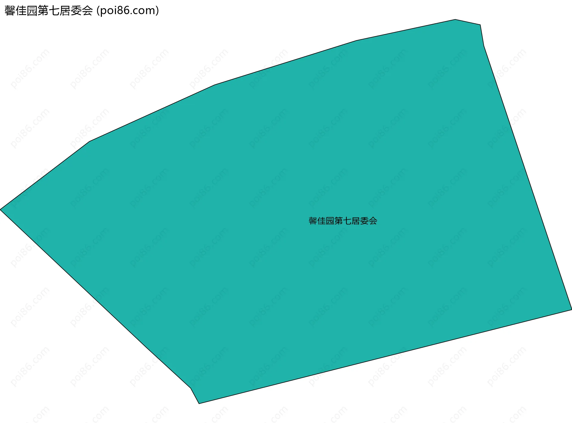 馨佳园第七居委会边界地图