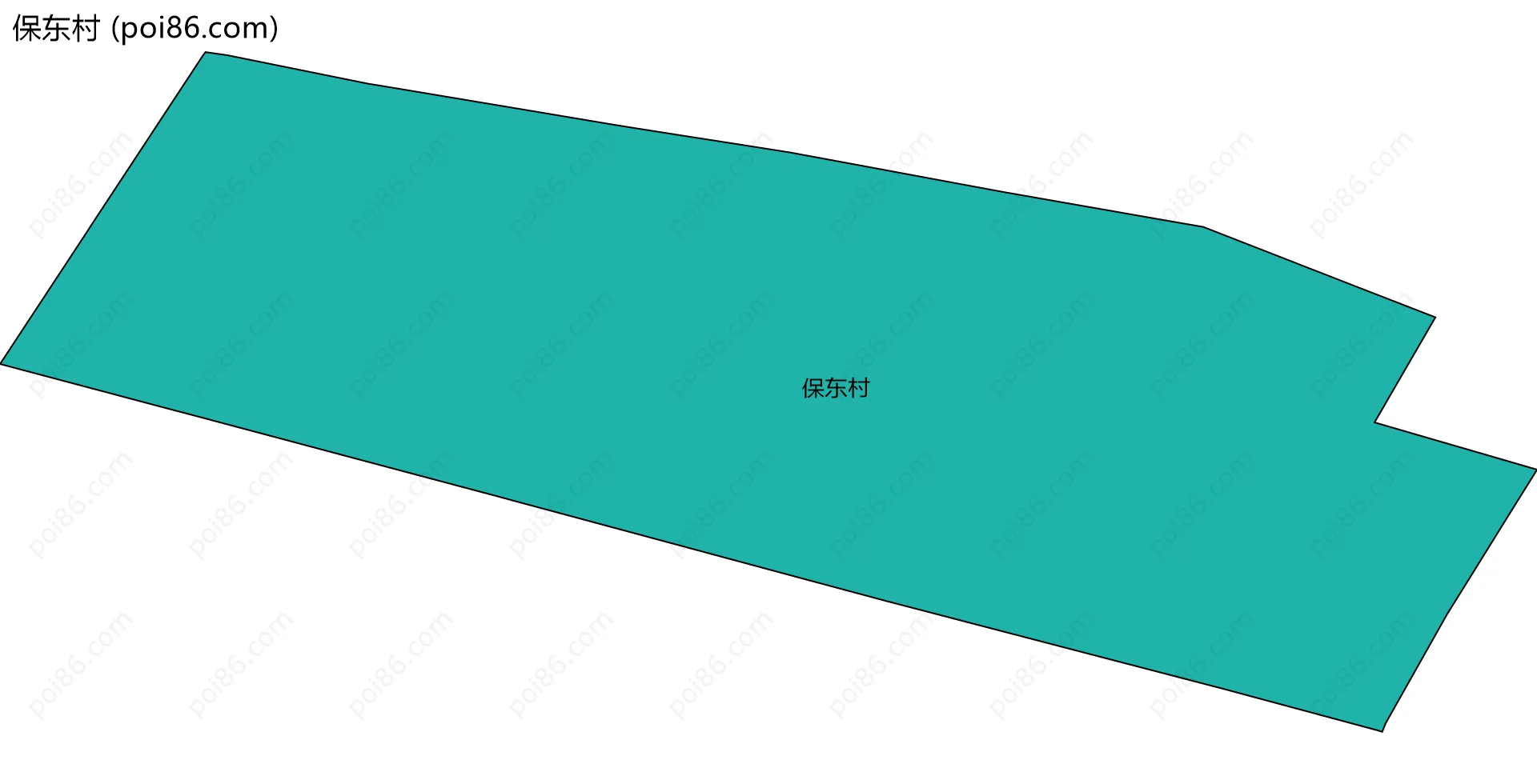 保东村边界地图