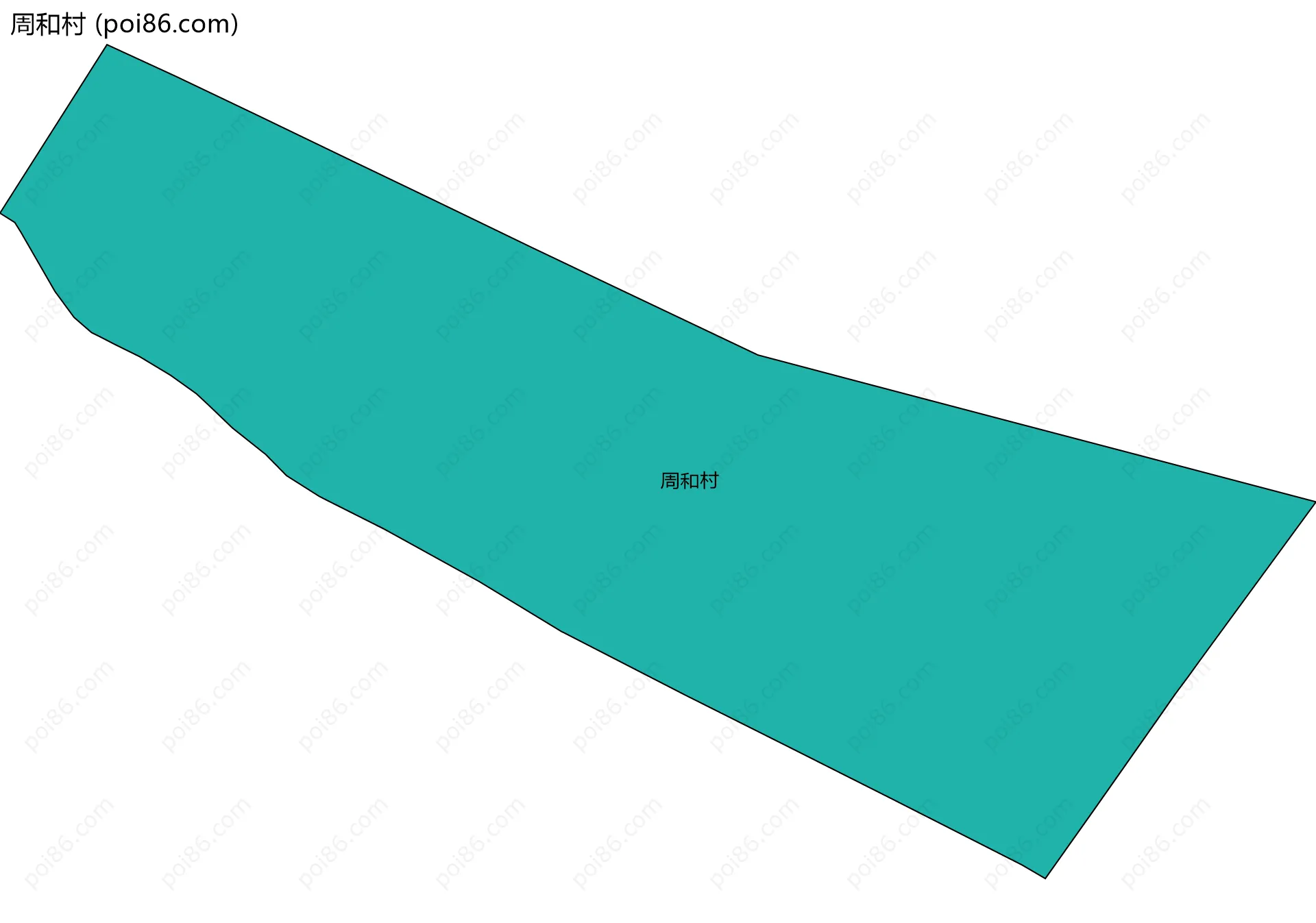 周和村边界地图