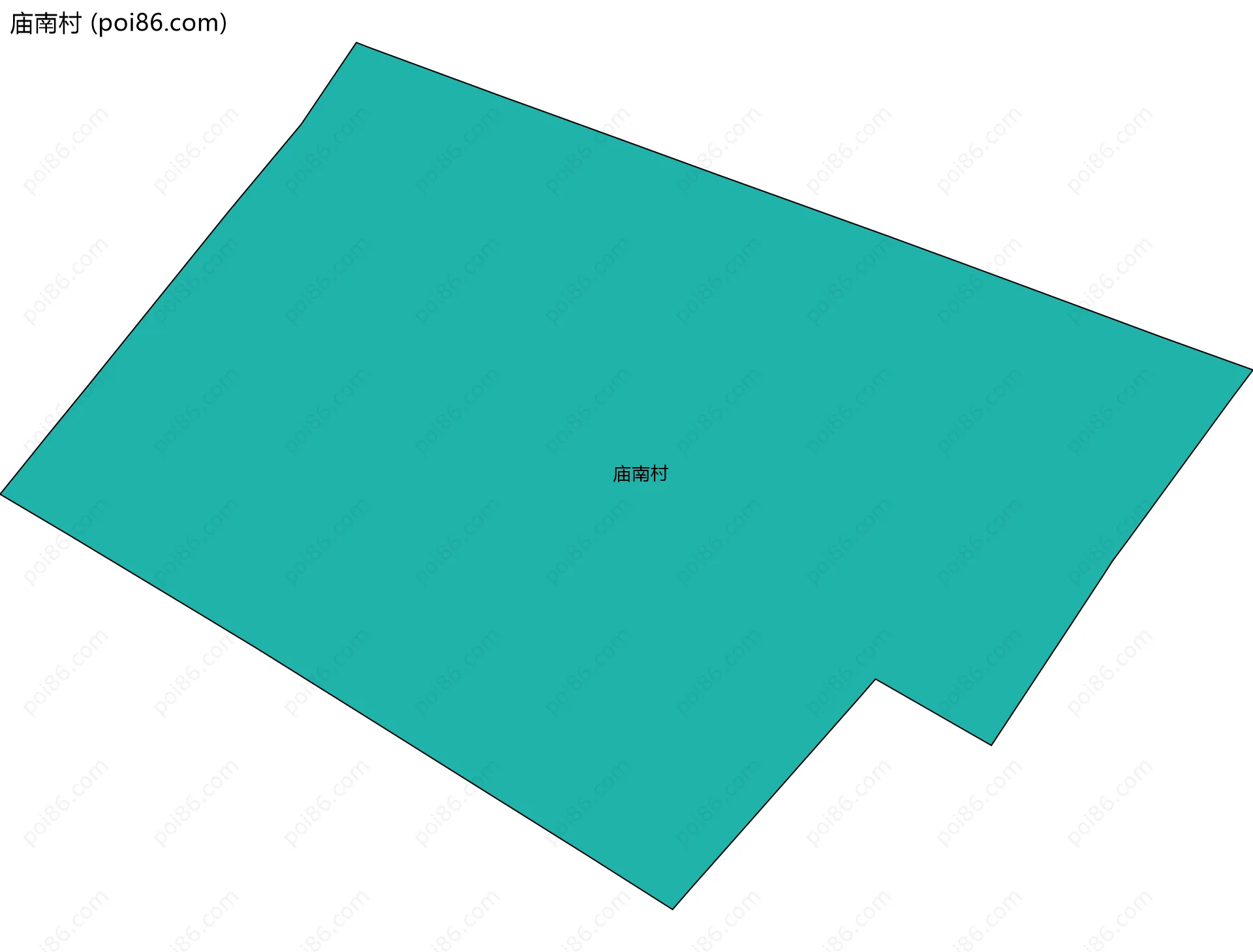 庙南村边界地图