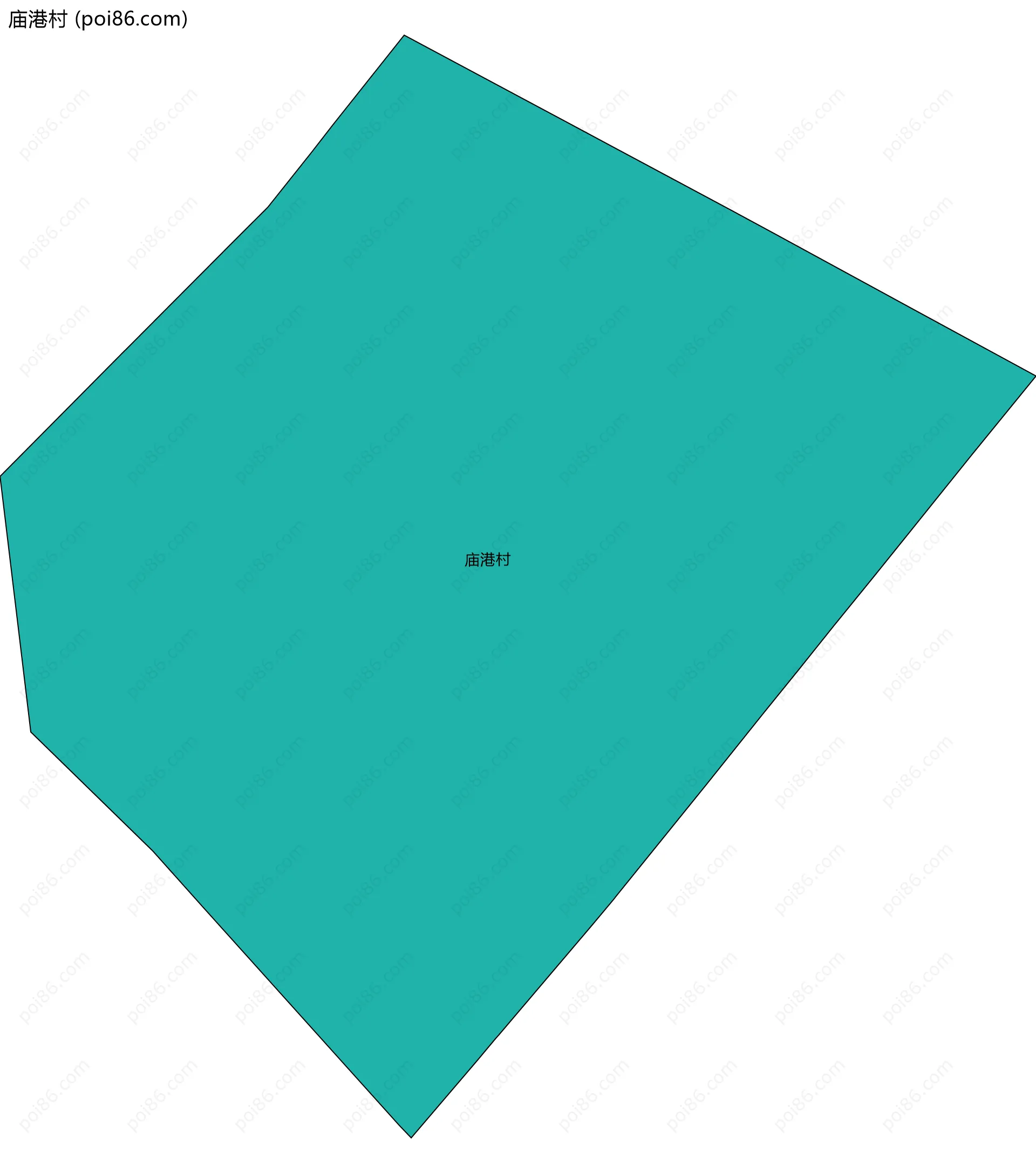 庙港村边界地图