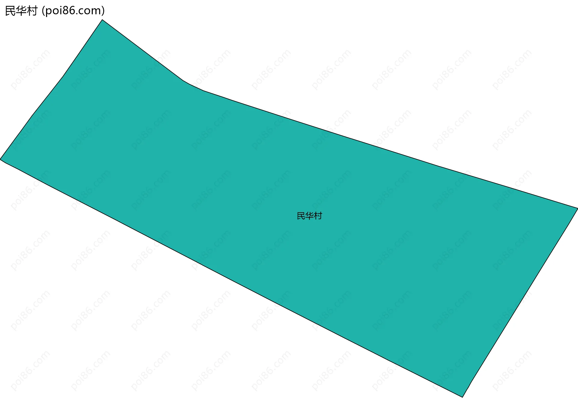 民华村边界地图