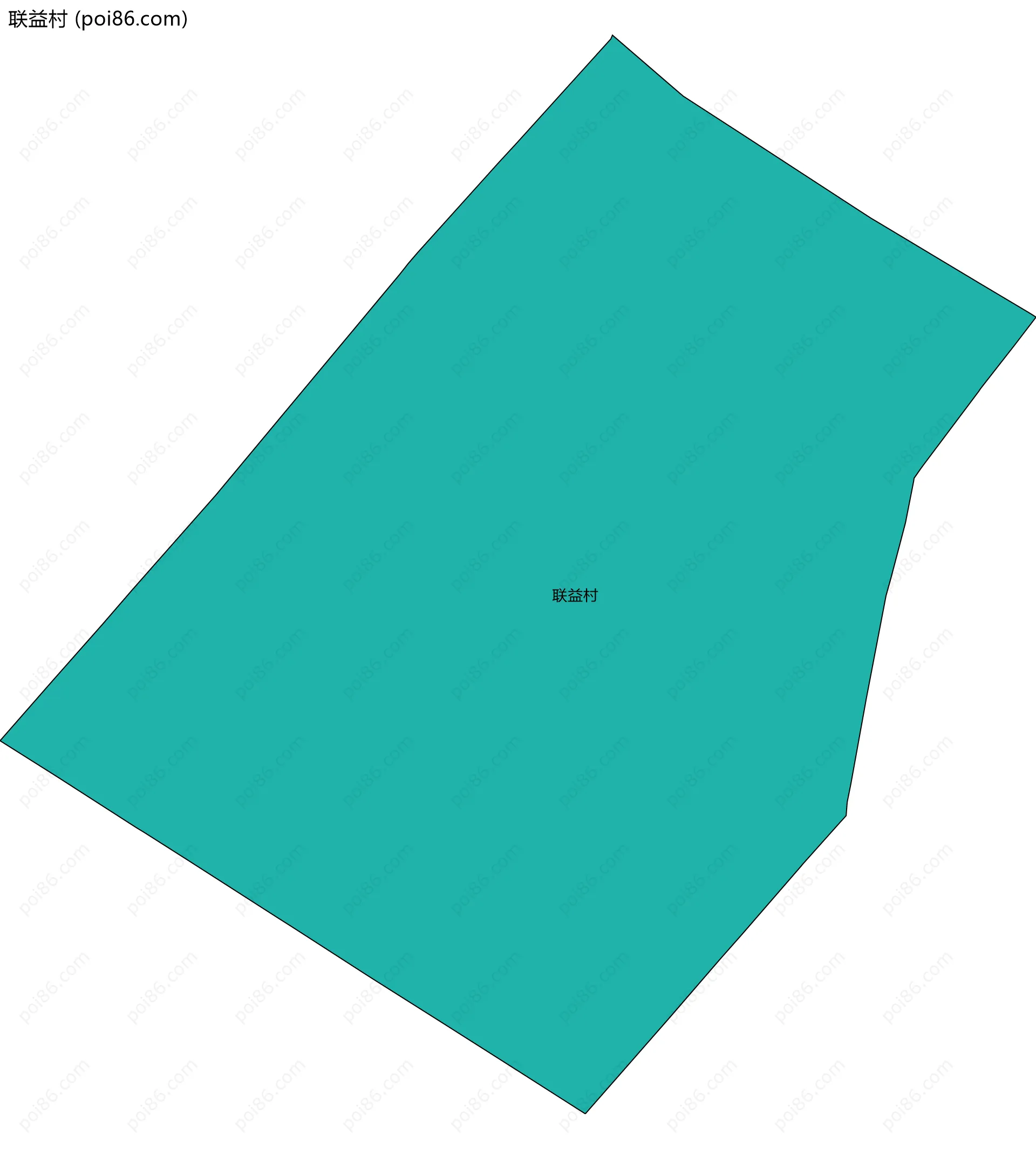 联益村边界地图