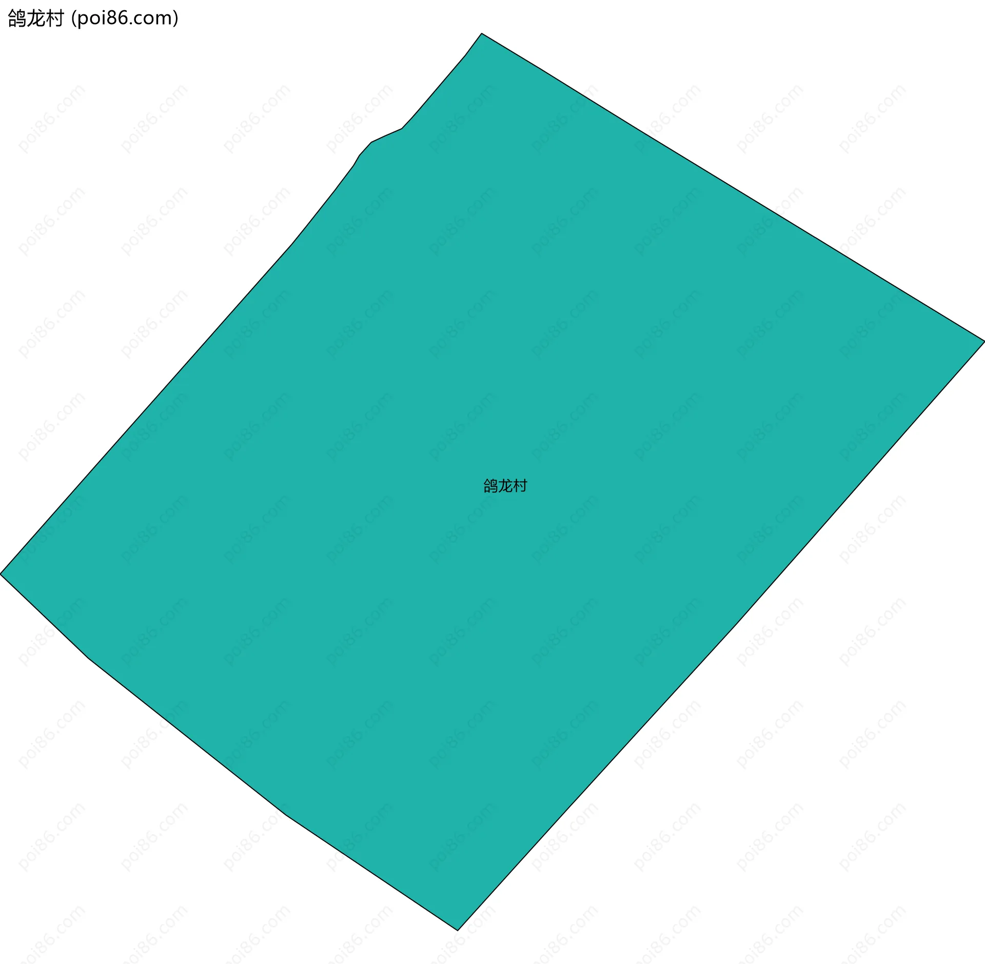 鸽龙村边界地图