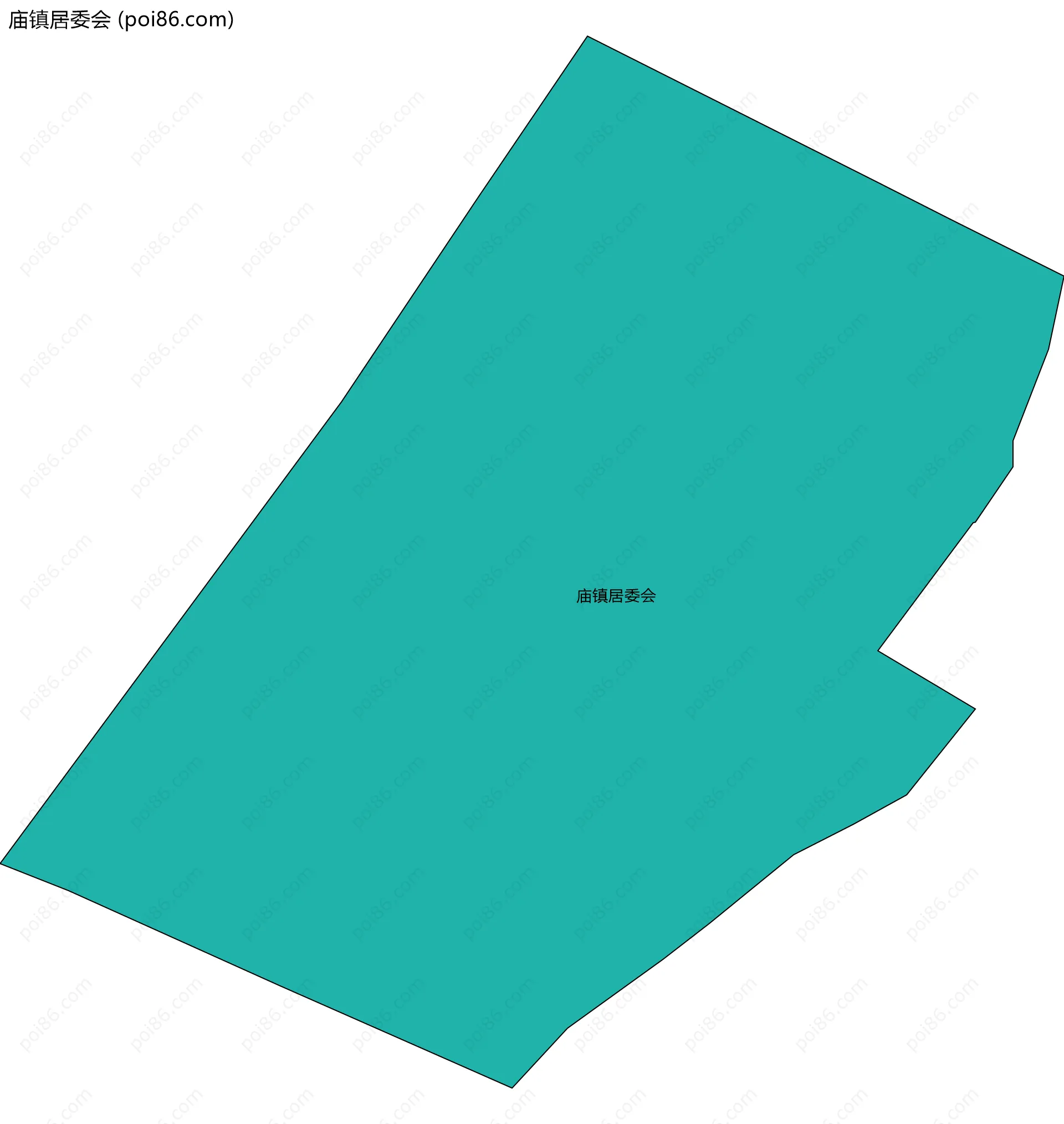 庙镇居委会边界地图