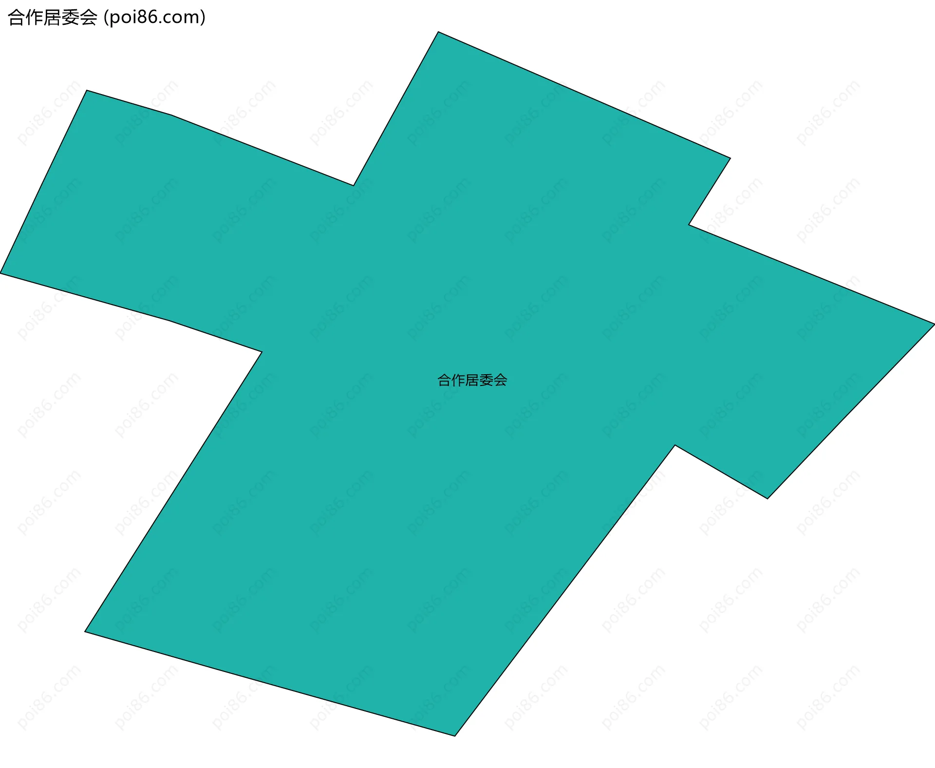合作居委会边界地图
