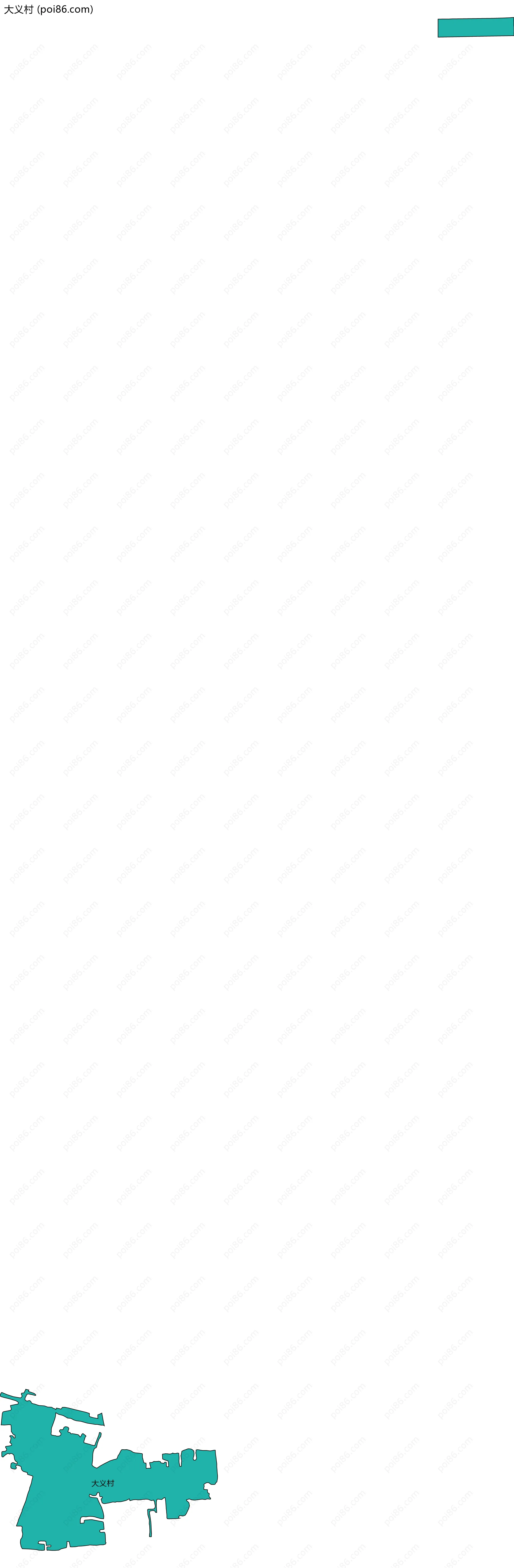 大义村边界地图