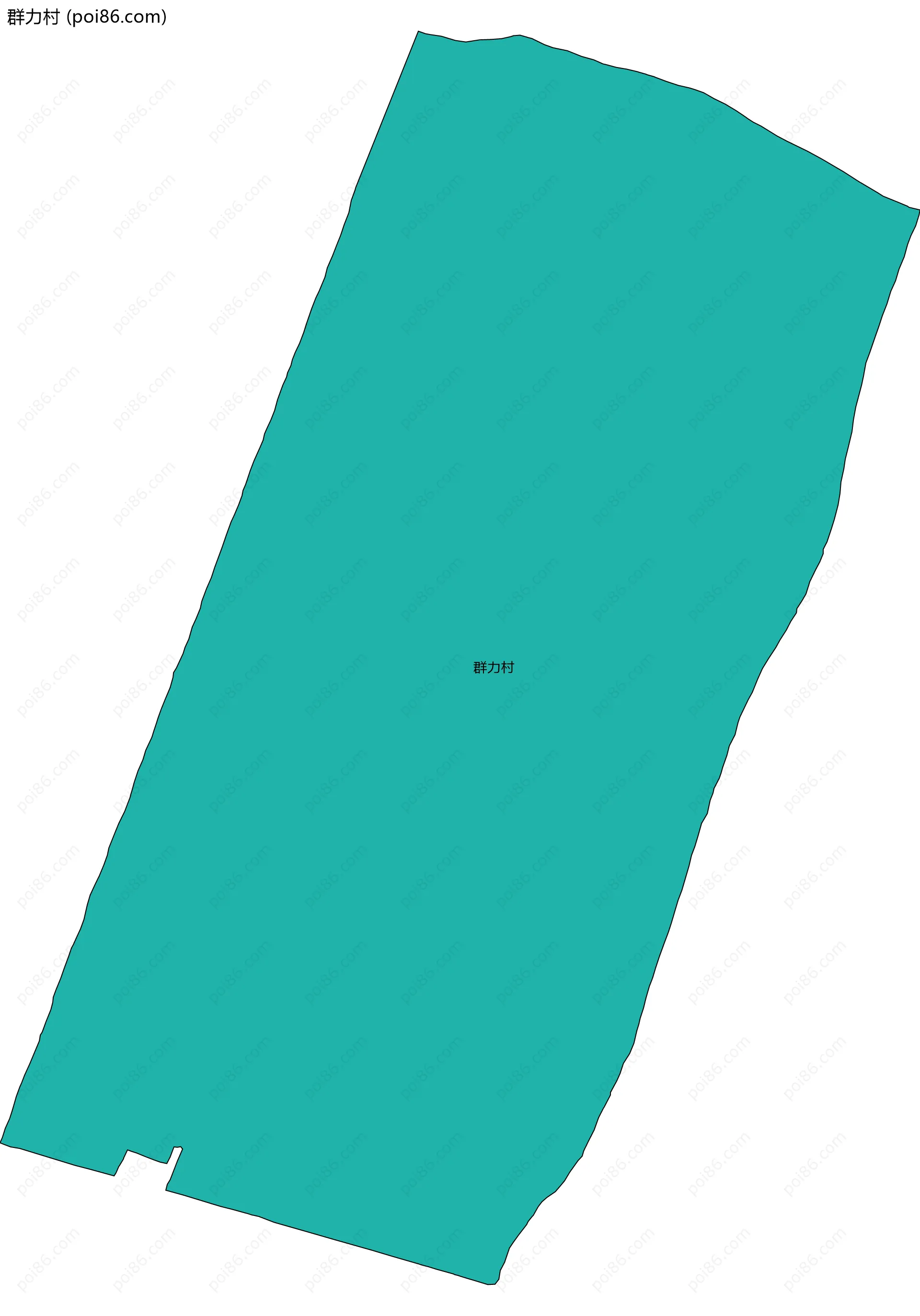 群力村边界地图