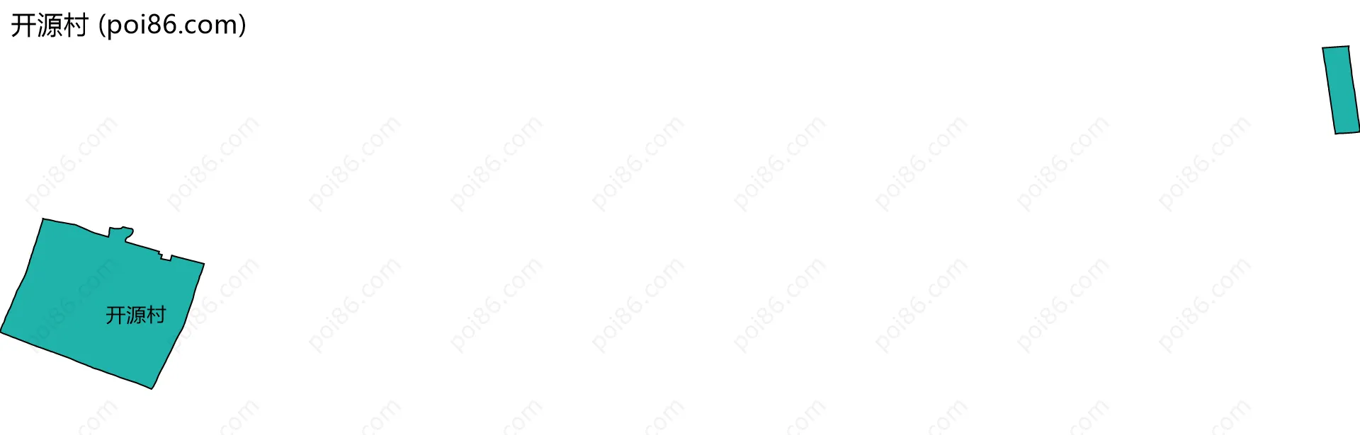 开源村边界地图