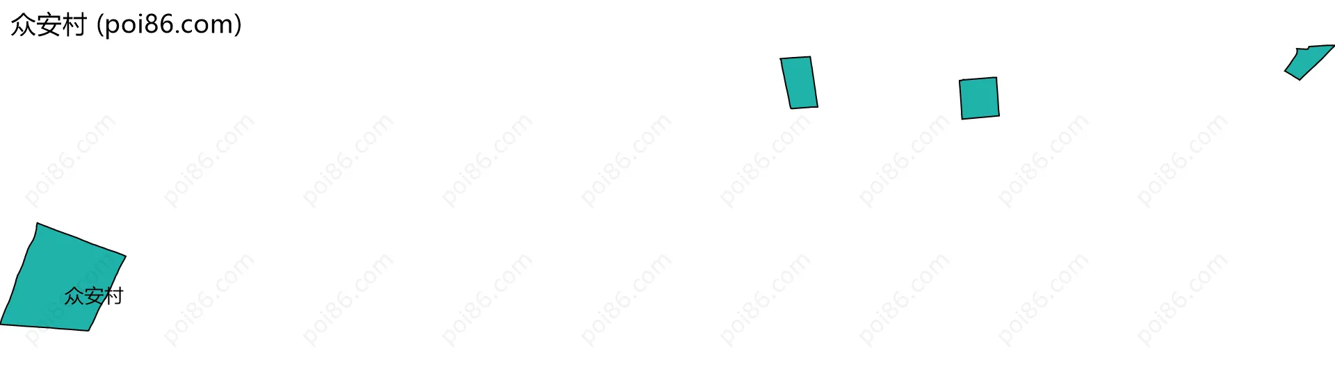 众安村边界地图