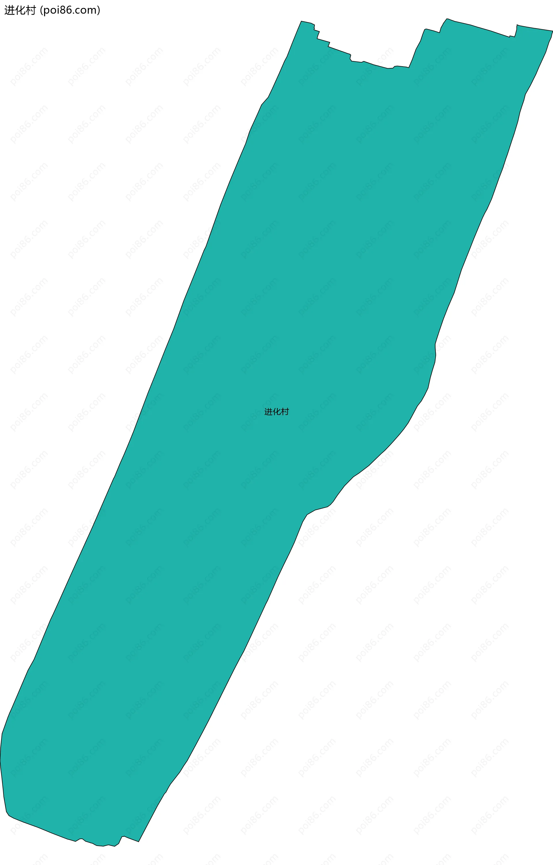 进化村边界地图