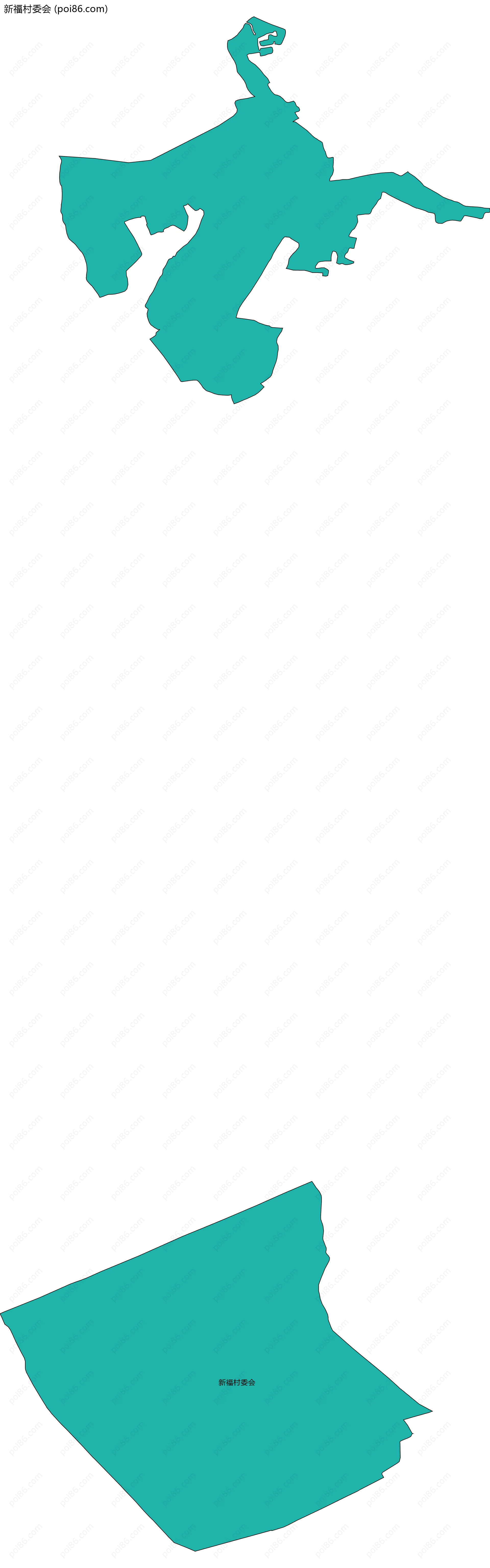 新福村委会边界地图