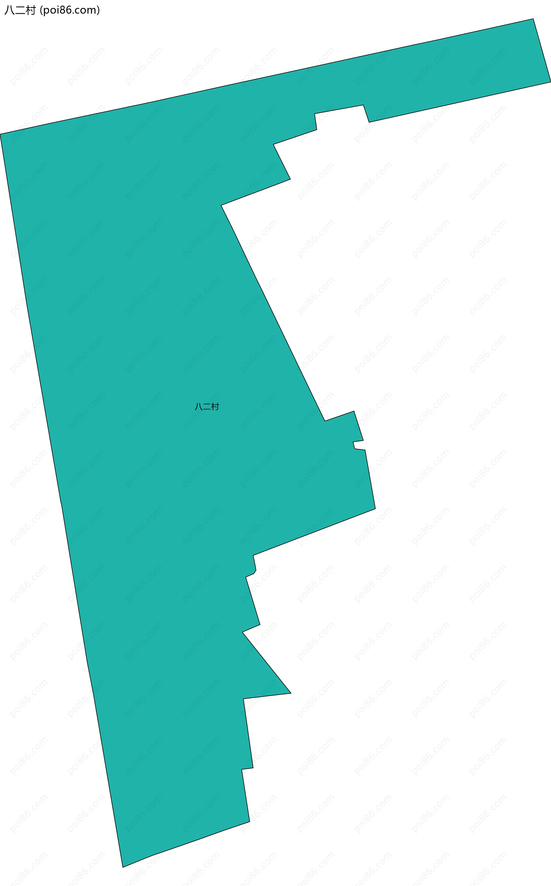 八二村边界地图