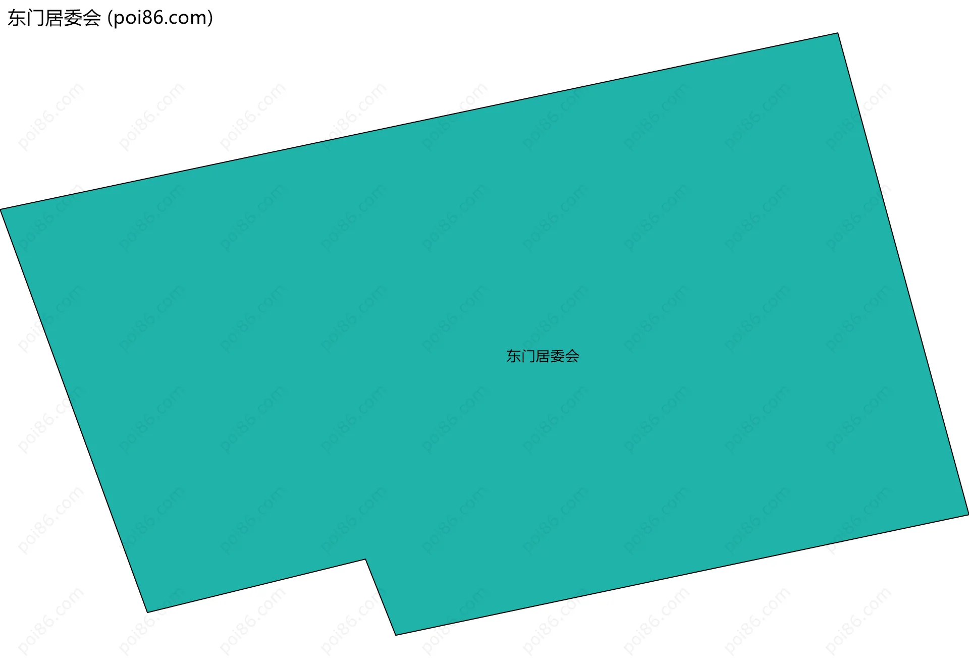 东门居委会边界地图